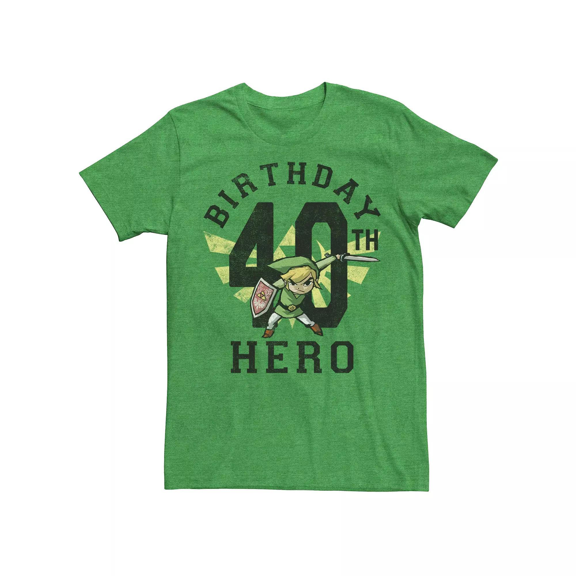Men's Nintendo Legend of Zelda Birthday Hero Tee,  Product Image