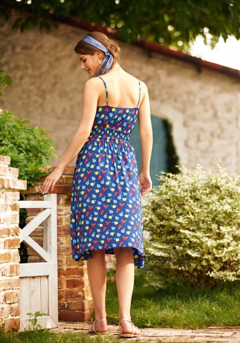 ModCloth Inspired Anytime Sleeveless Dress in Golden Girl Ditsyarge Product Image