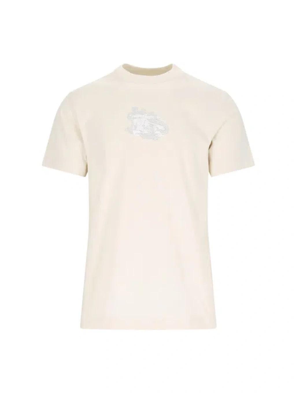 BURBERRY Paisley Print E In White Product Image