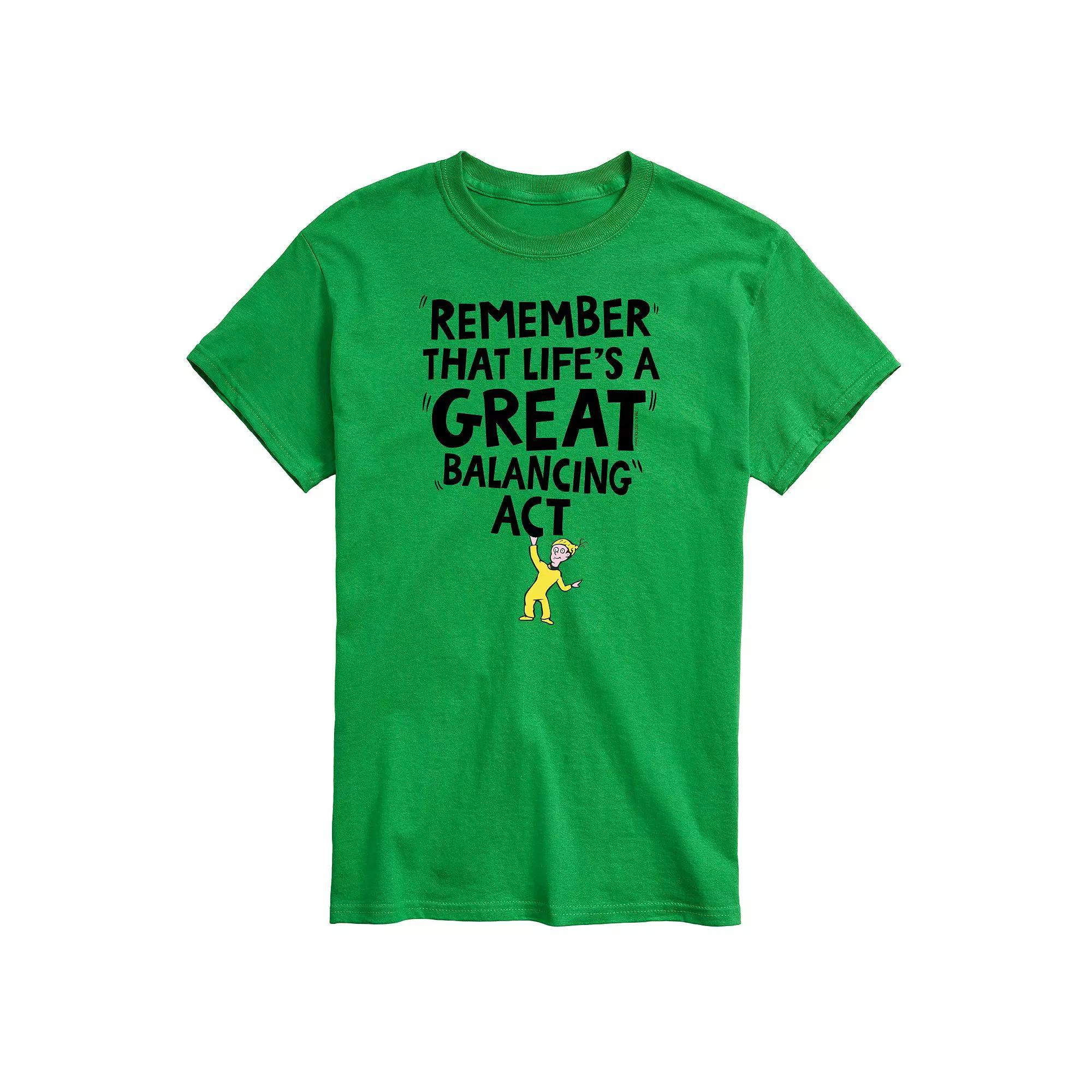 Big & Tall Dr. Seuss Balancing Act Tee, Men's,  Product Image