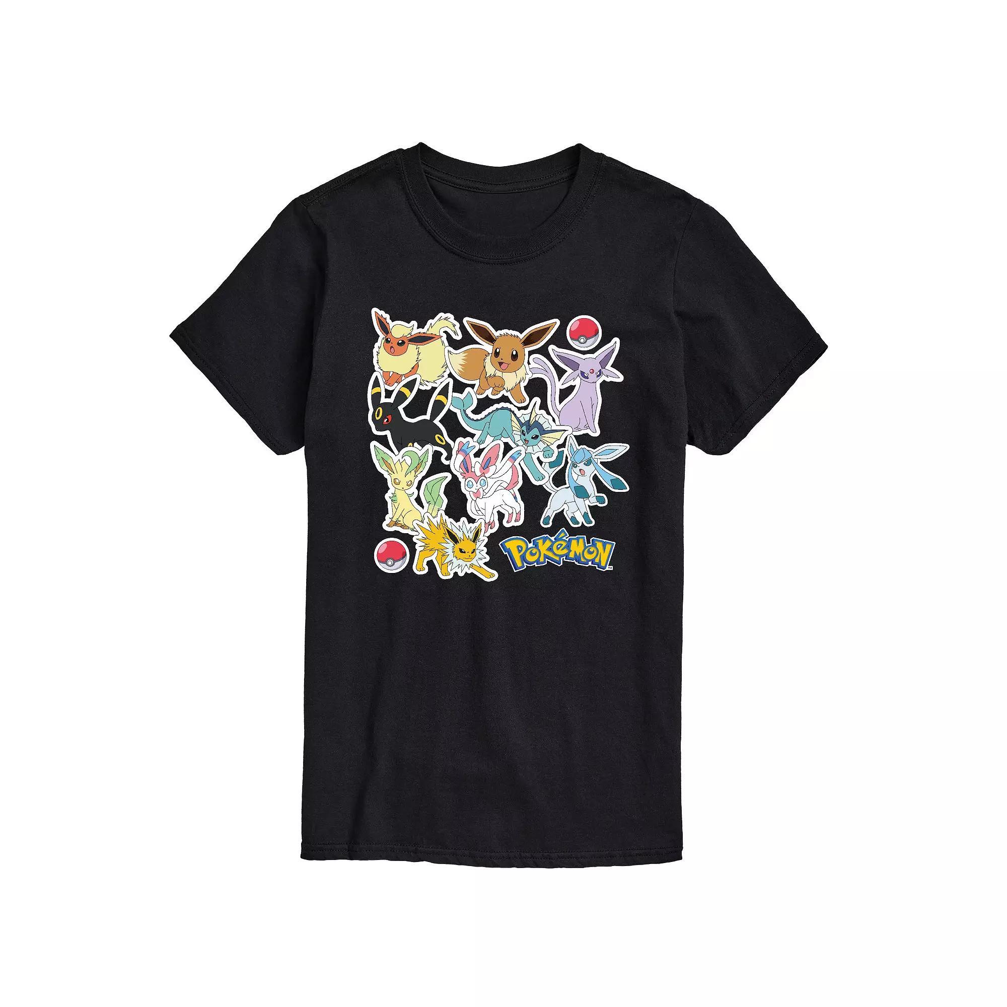Men's Pokemon Stickers Tee,  Product Image