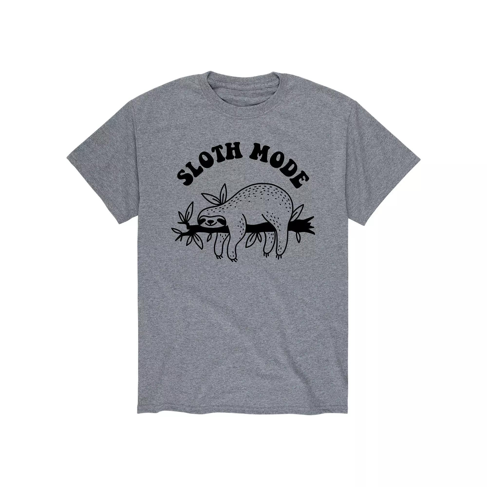 Men's Sloth Mode Tee, Size: XXL, Gray Product Image