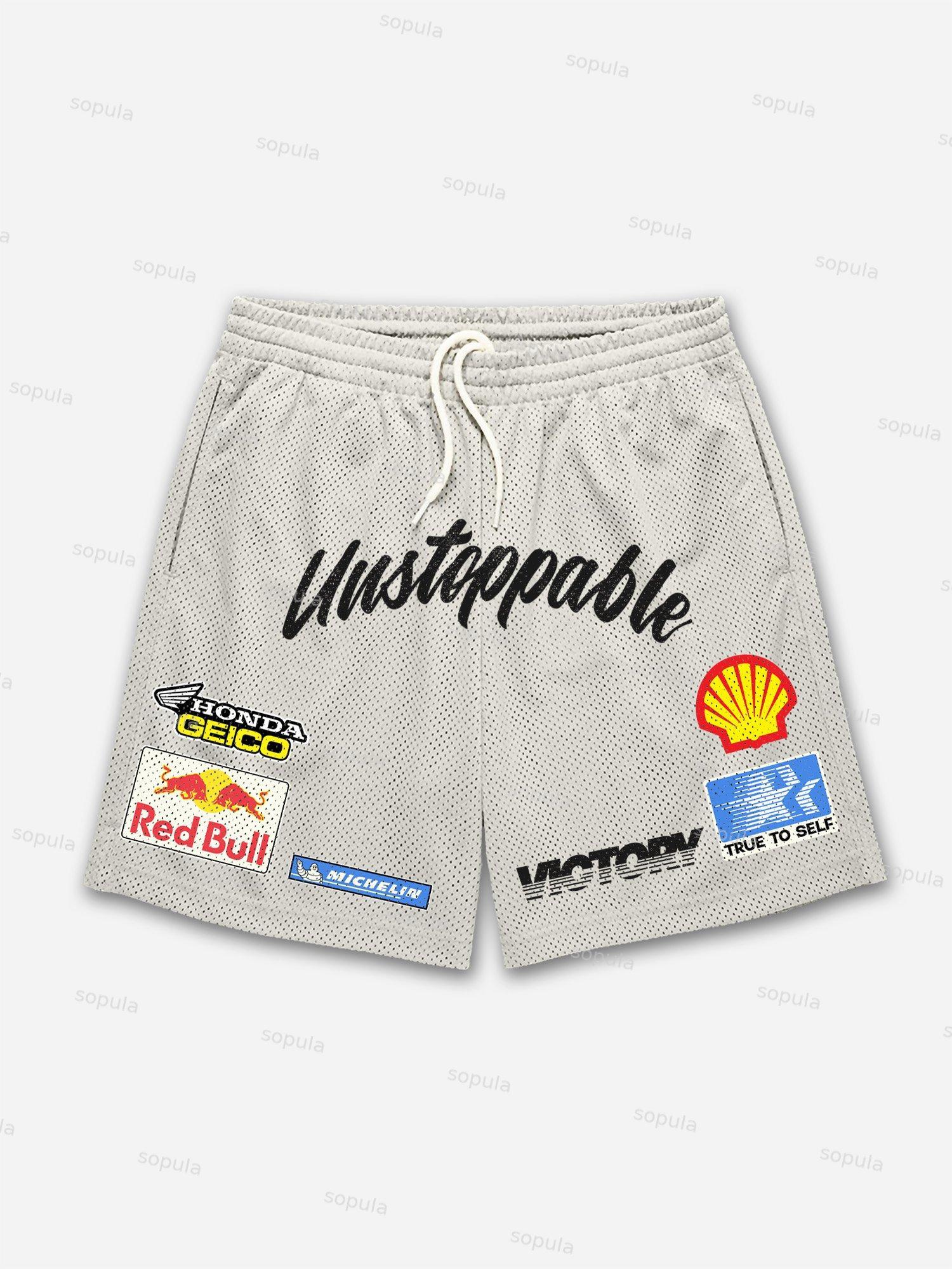 Unstoppable Street Trend Racing Mesh Shorts Product Image