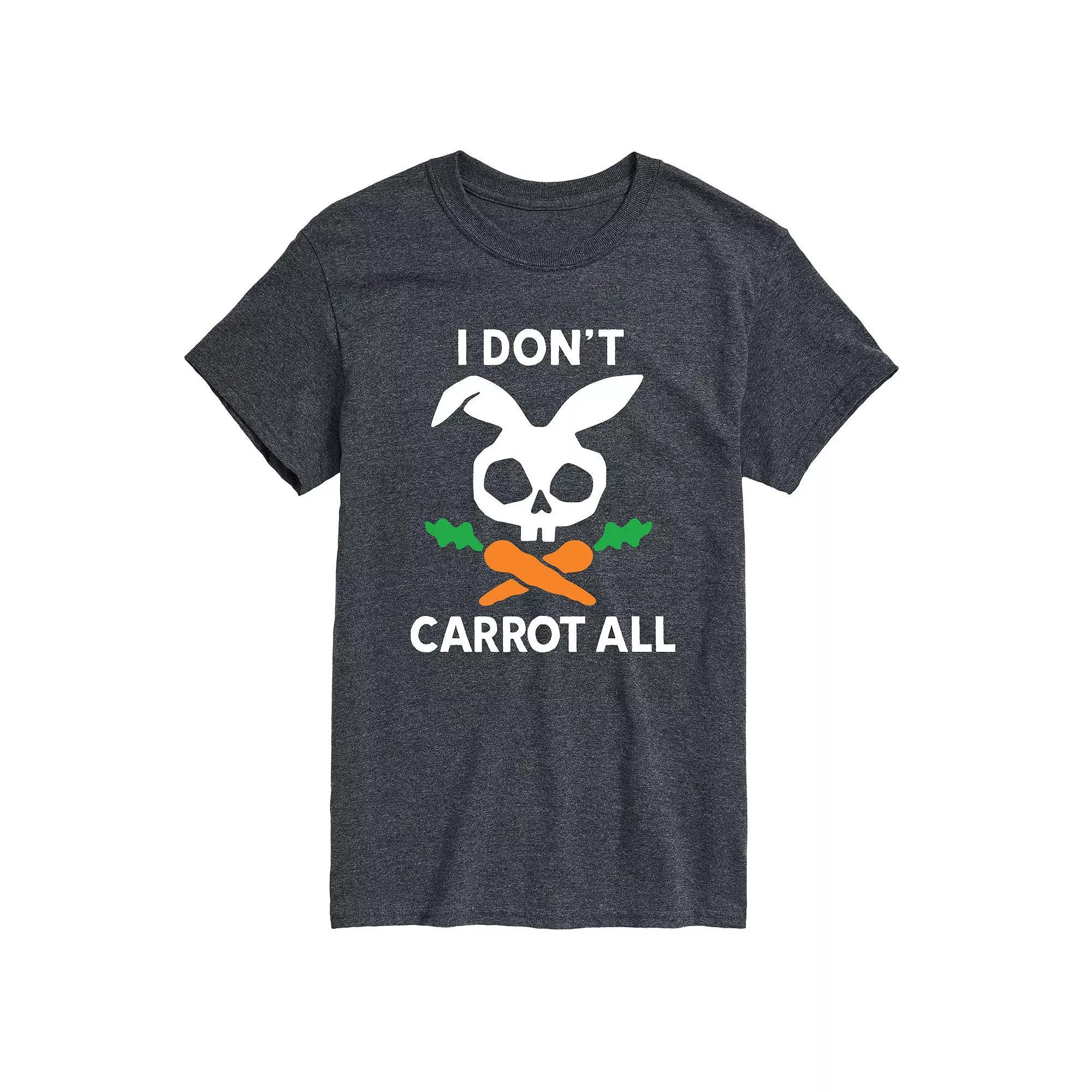 Big & Tall I Don't Carrot All Tee, Men's, Size: 4XB, Gray Product Image