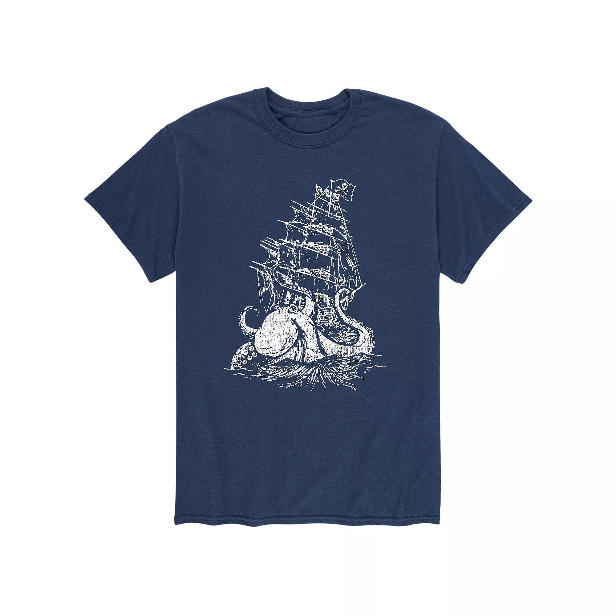 Men's Kraken Ship Tee,  Product Image