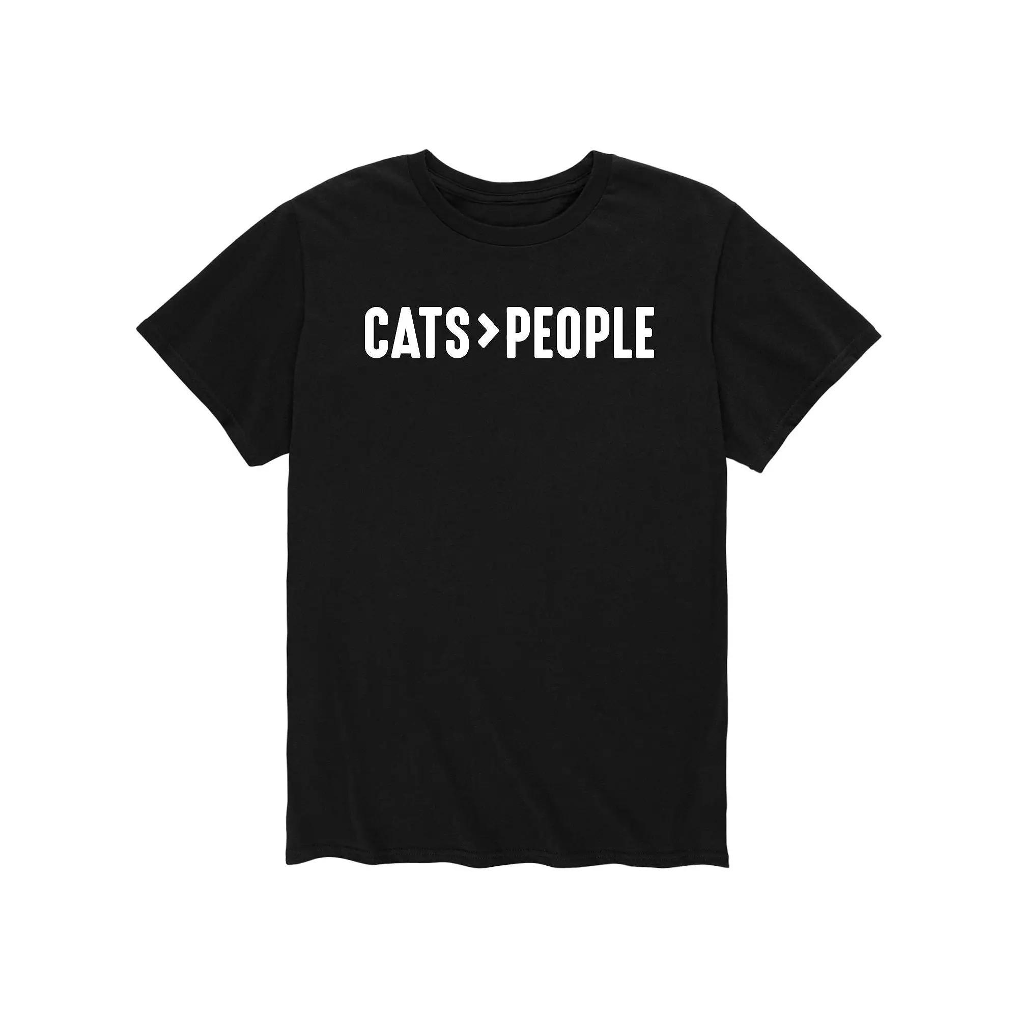 Men's Cats Greater Than People Tee,  Product Image