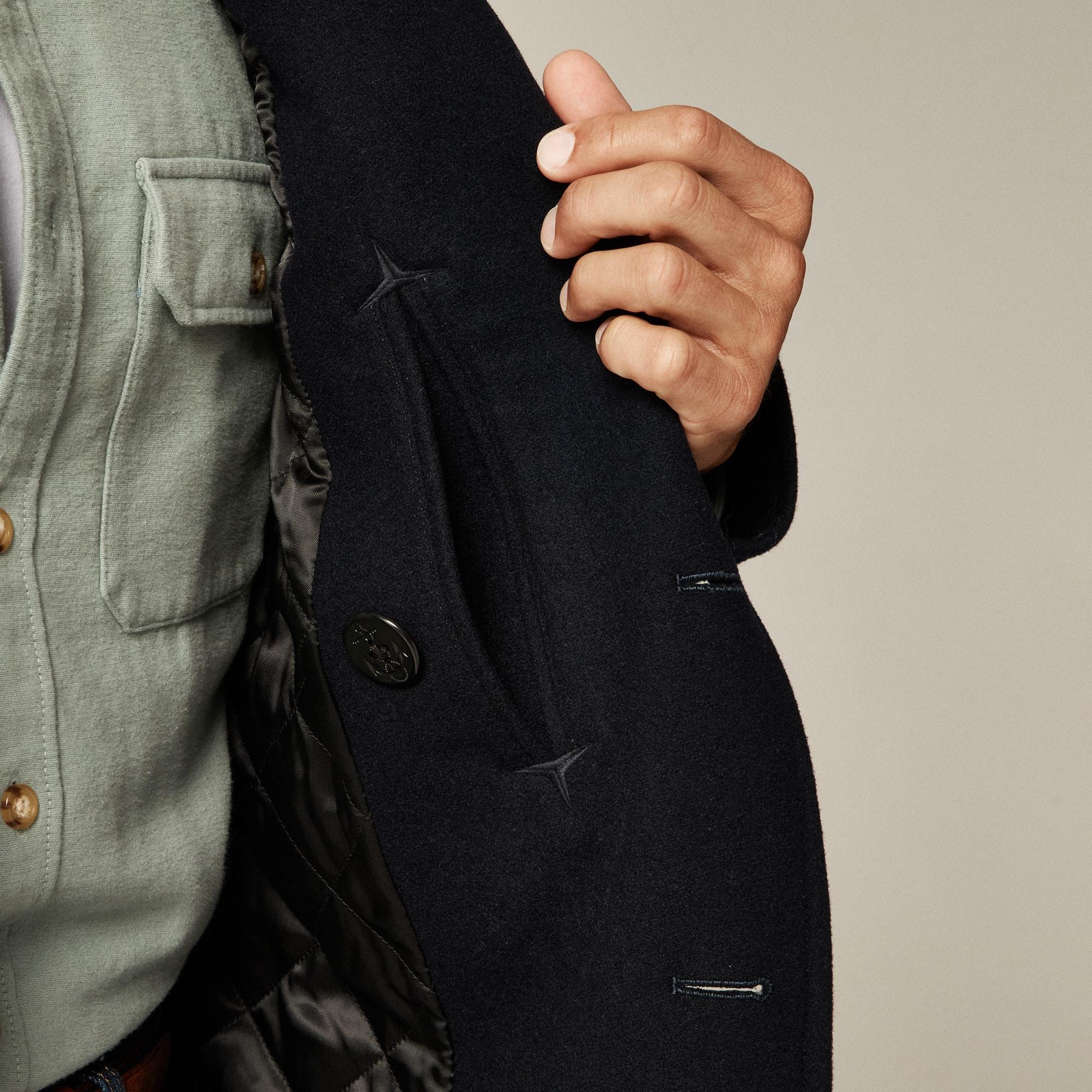 Dock peacoat in wool blend with PrimaLoft® Product Image