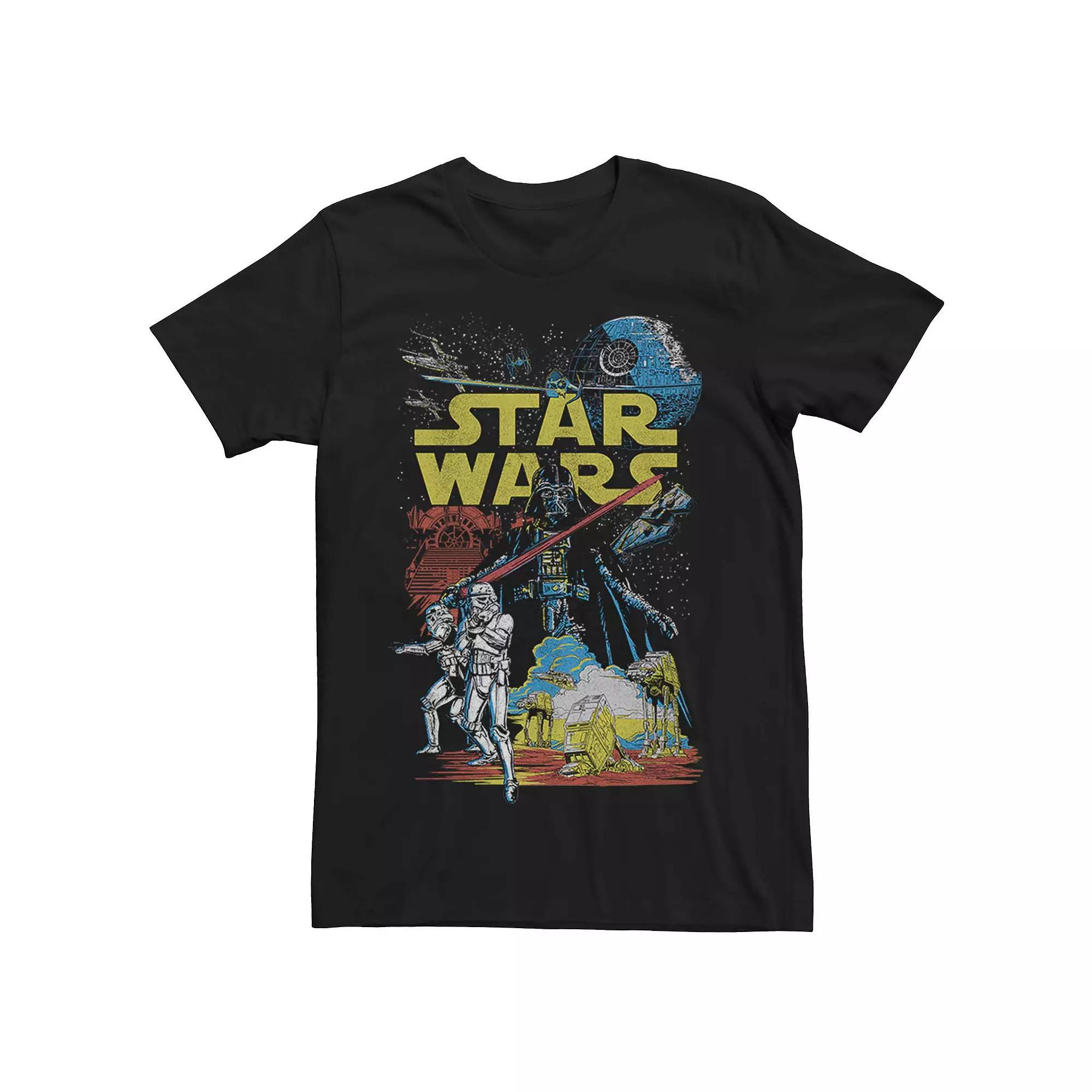 Men's Star Wars Geometric Portrait Tee,  Product Image
