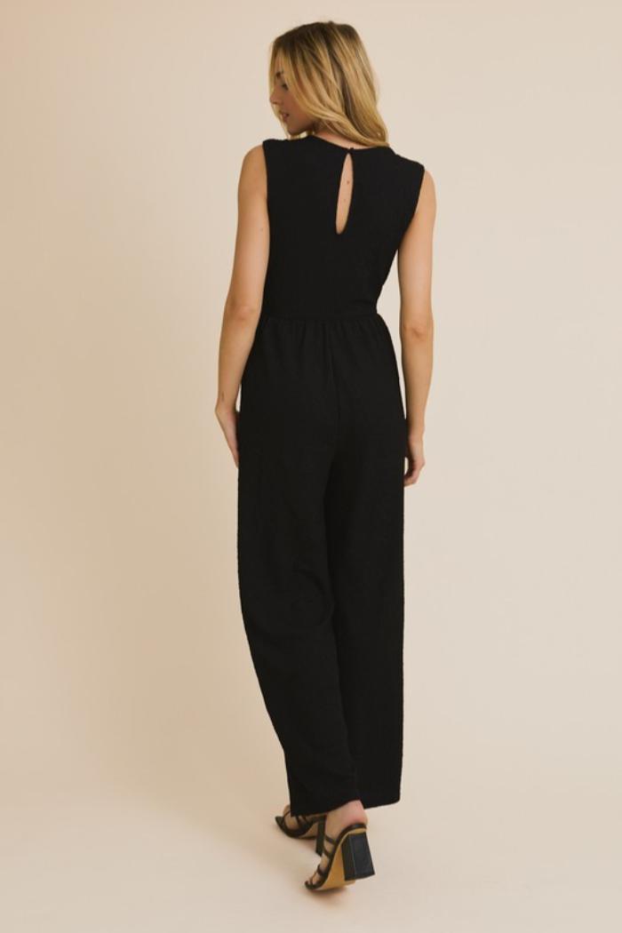 Square Neck Sleeveless Jumpsuit Product Image