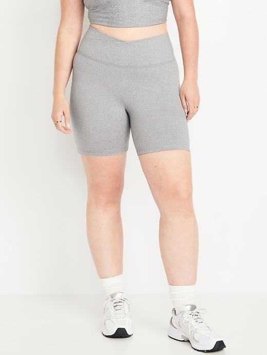 Extra High-Waisted CloudComfy Biker Shorts -- 6-inch inseam Product Image