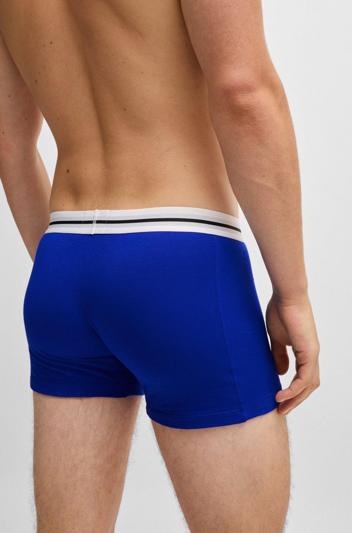 Three-pack of boxer briefs with logo stripe waistbands Product Image