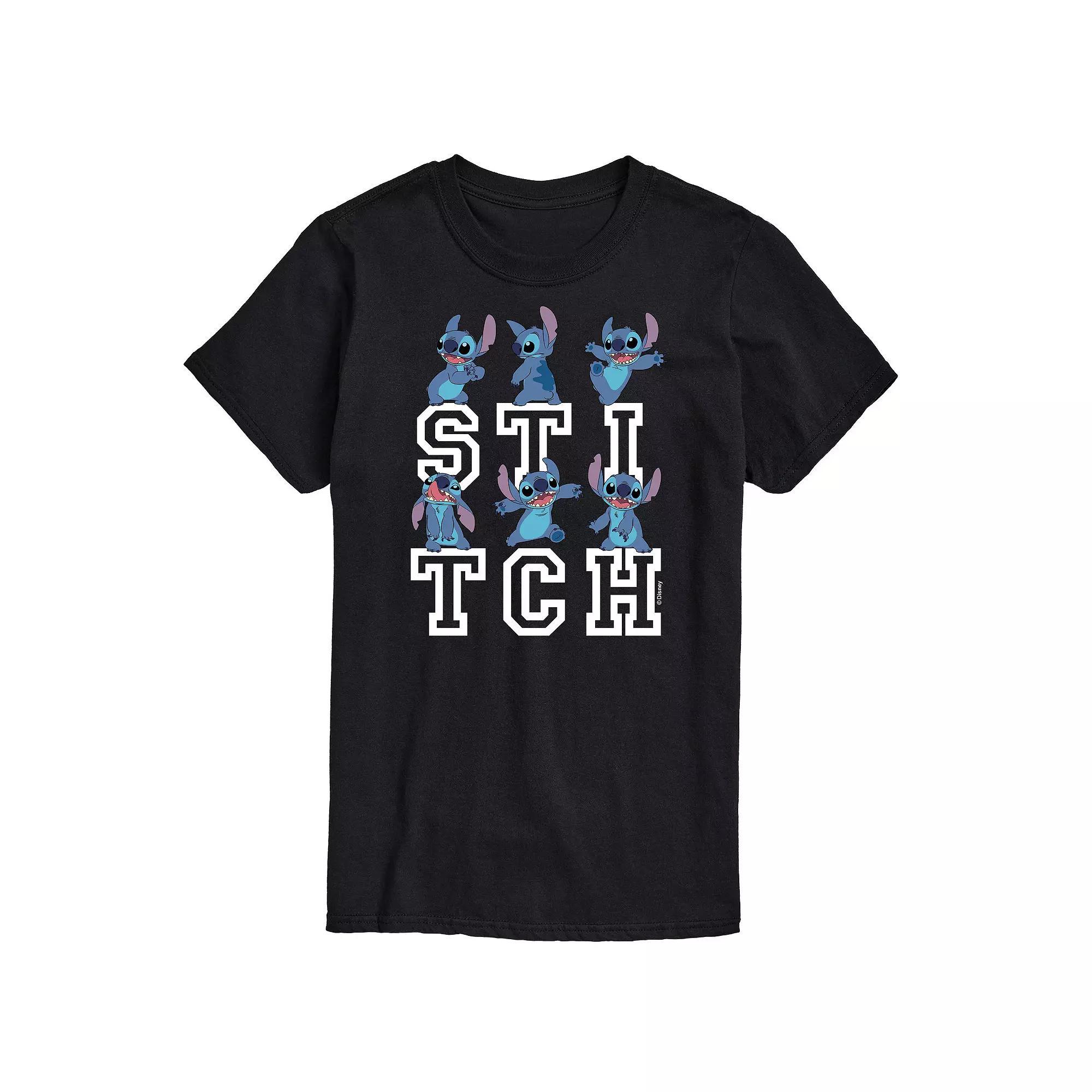 Disney's Lilo and Stitch Big & Tall Poses Graphic Tee, Men's,  Product Image