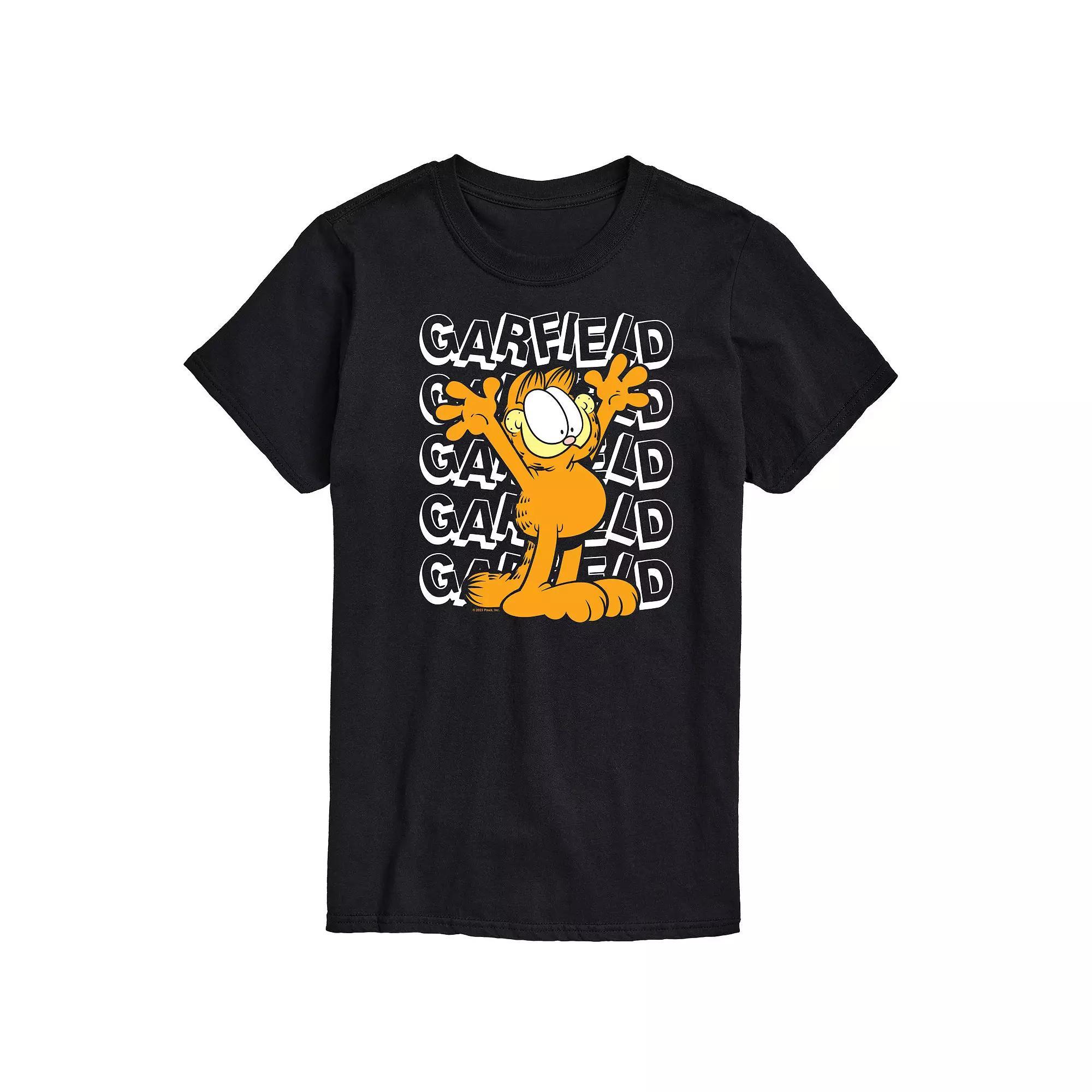 Men's Garfield Repeated Graphic Tee,  Product Image