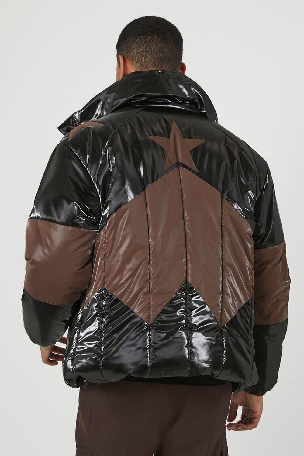 Faux Patent Leather Puffer Jacket | Forever 21 Product Image