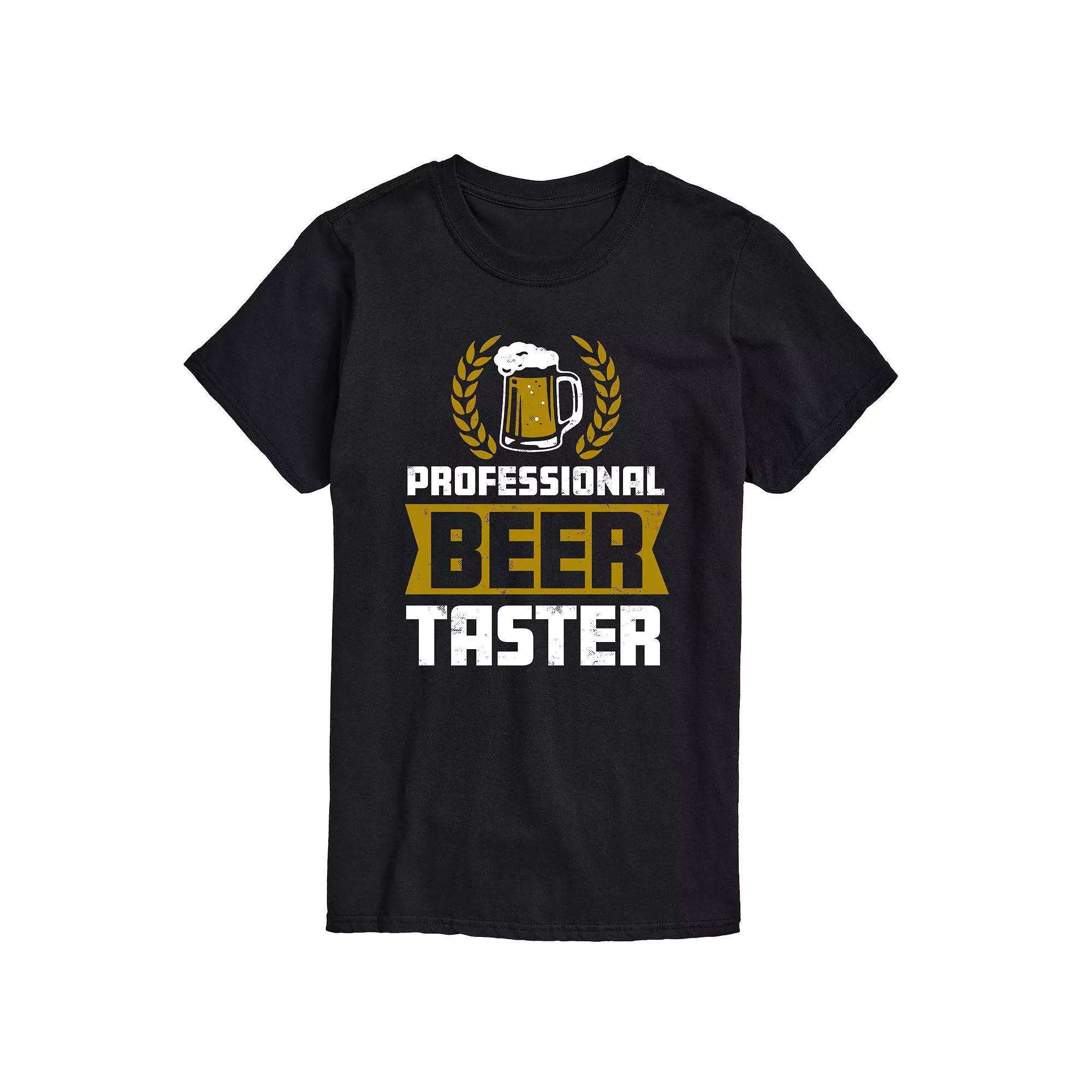 Big & Tall Professional Beer Taster Tee, Men's, Size: 5XB, Black Product Image