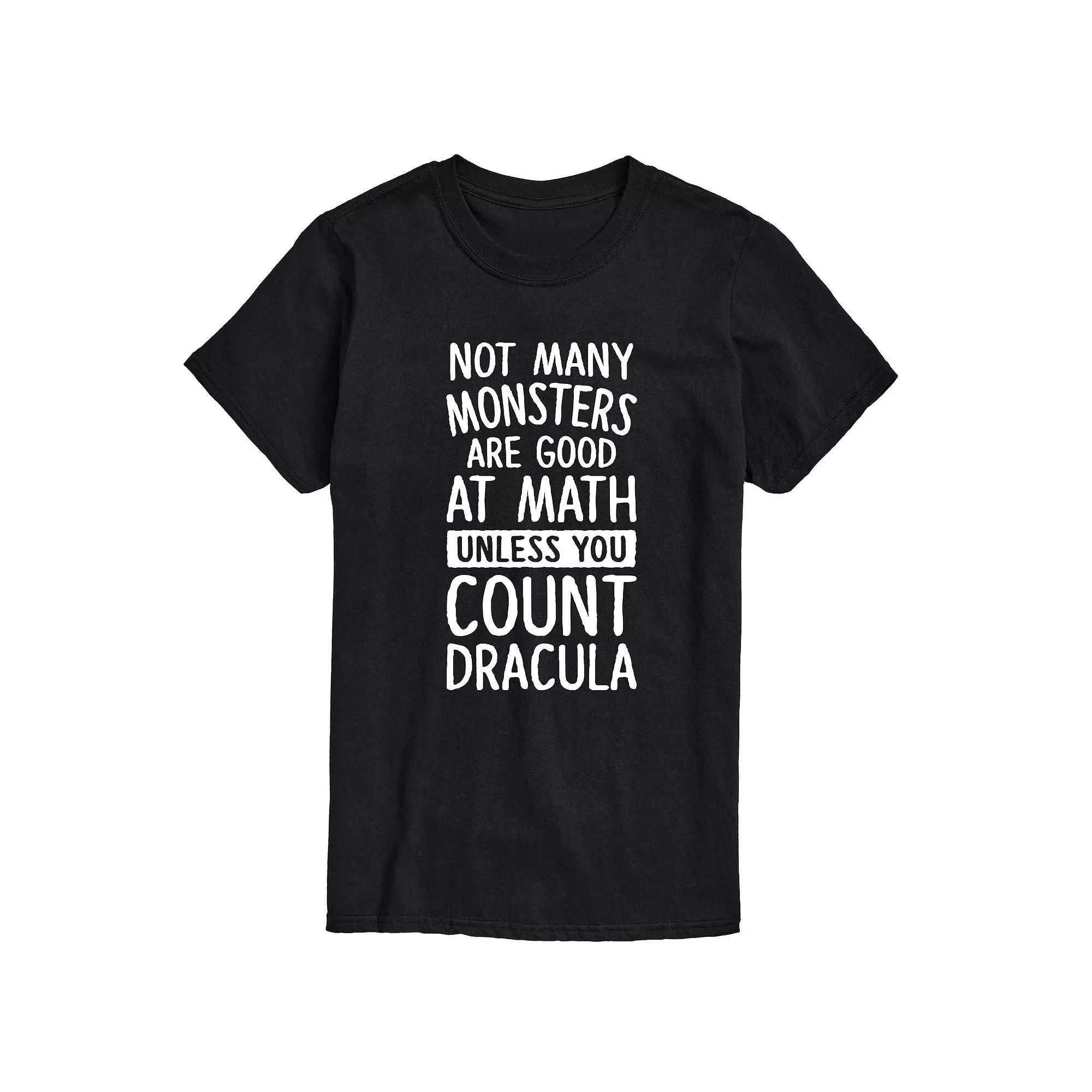 Big & Tall Unless You Count Dracula Tee, Men's, Size: 4XB, Black Product Image