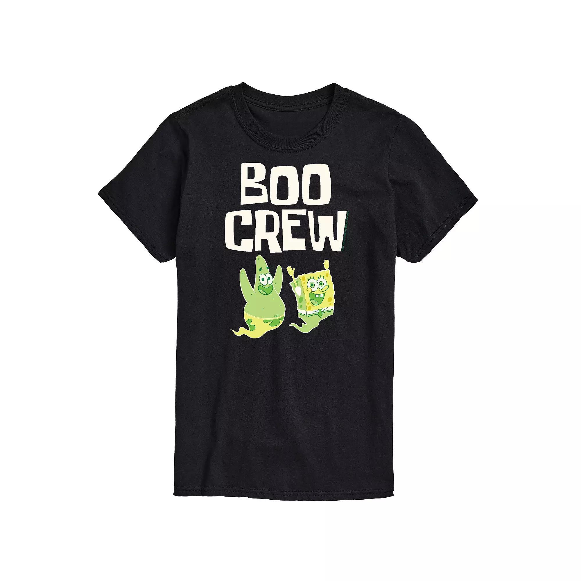 Big & Tall Spongebob Boo Crew Graphic Tee, Men's,  Product Image
