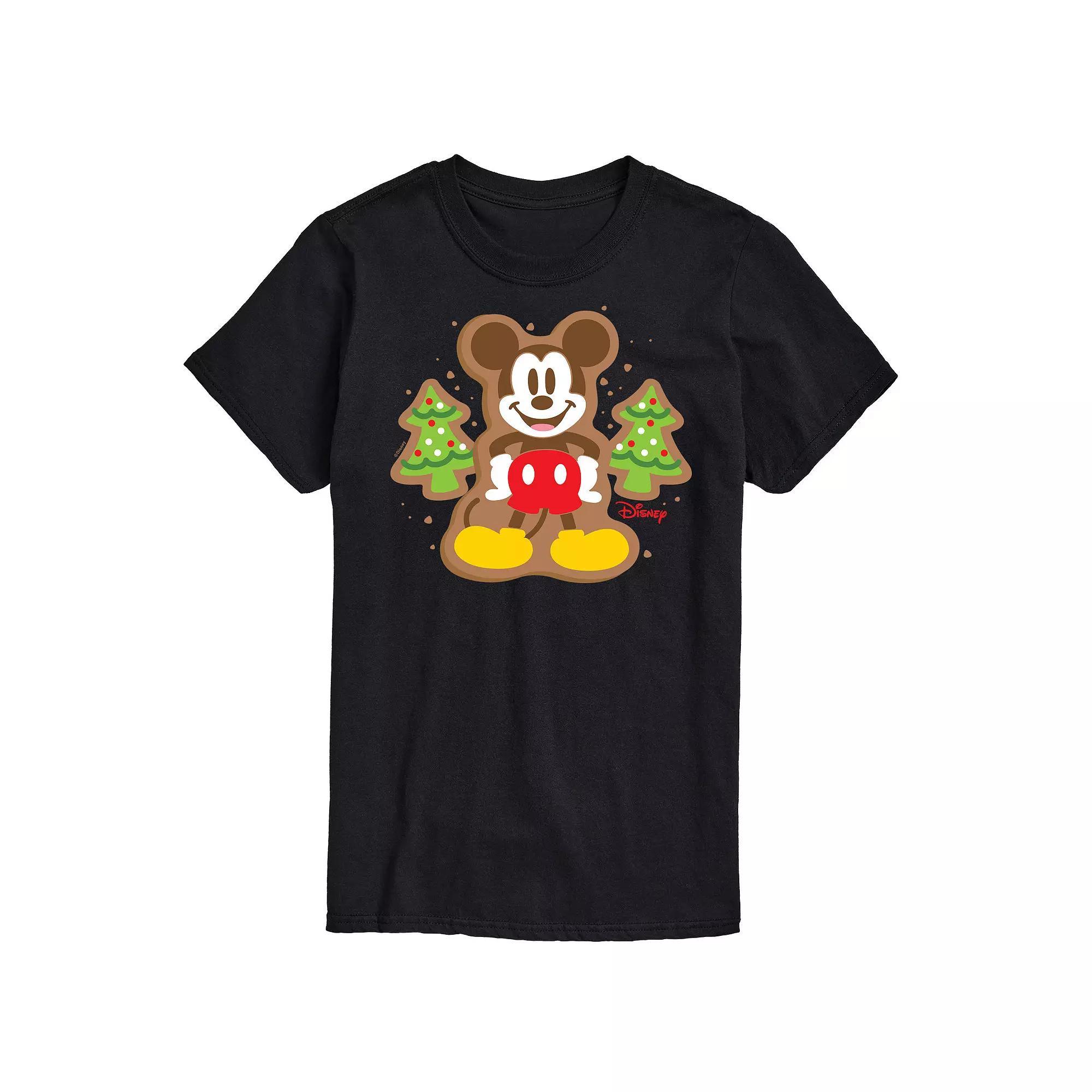 Disney's Mickey Mouse Men's Cookie Graphic Tee, Size: Large, Black Product Image