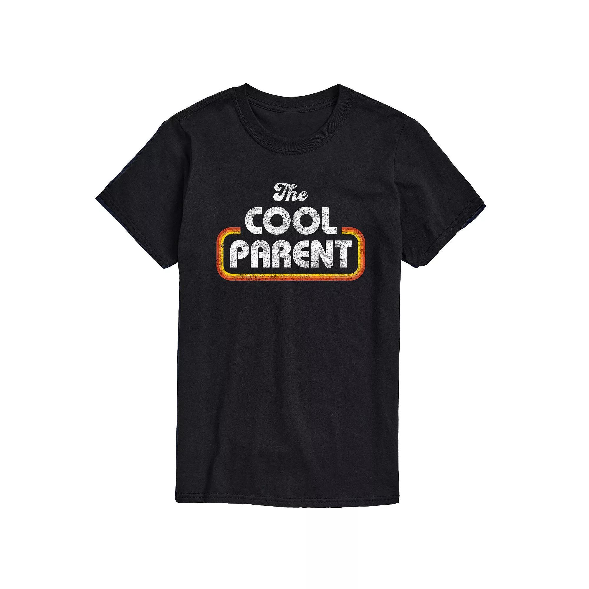 Big & Tall "The Cool Parent" Retro Graphic Tee, Men's,  Product Image
