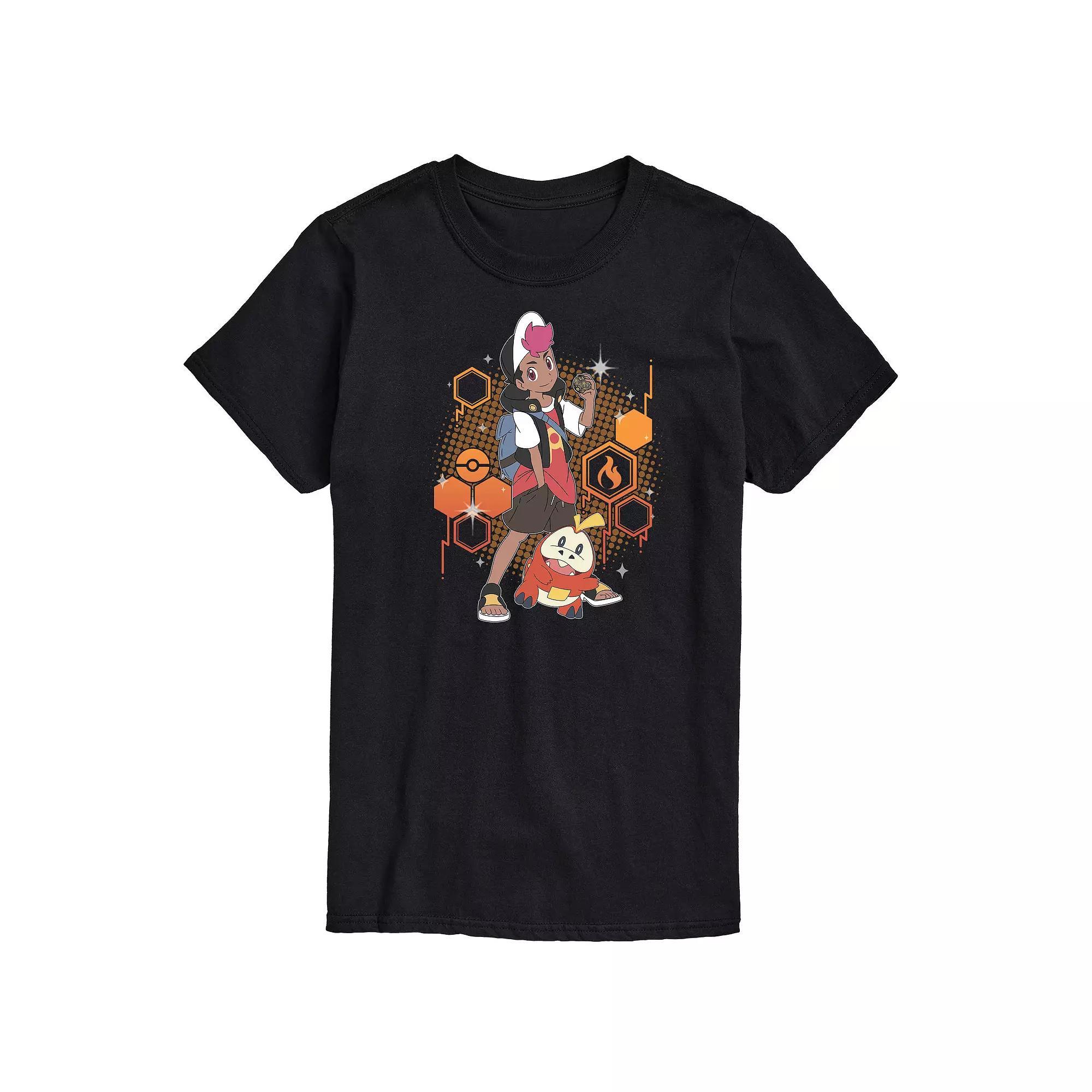 Men's Pokemon Roy and Fuecoco Graphic Tee, Size: XL, Black Product Image