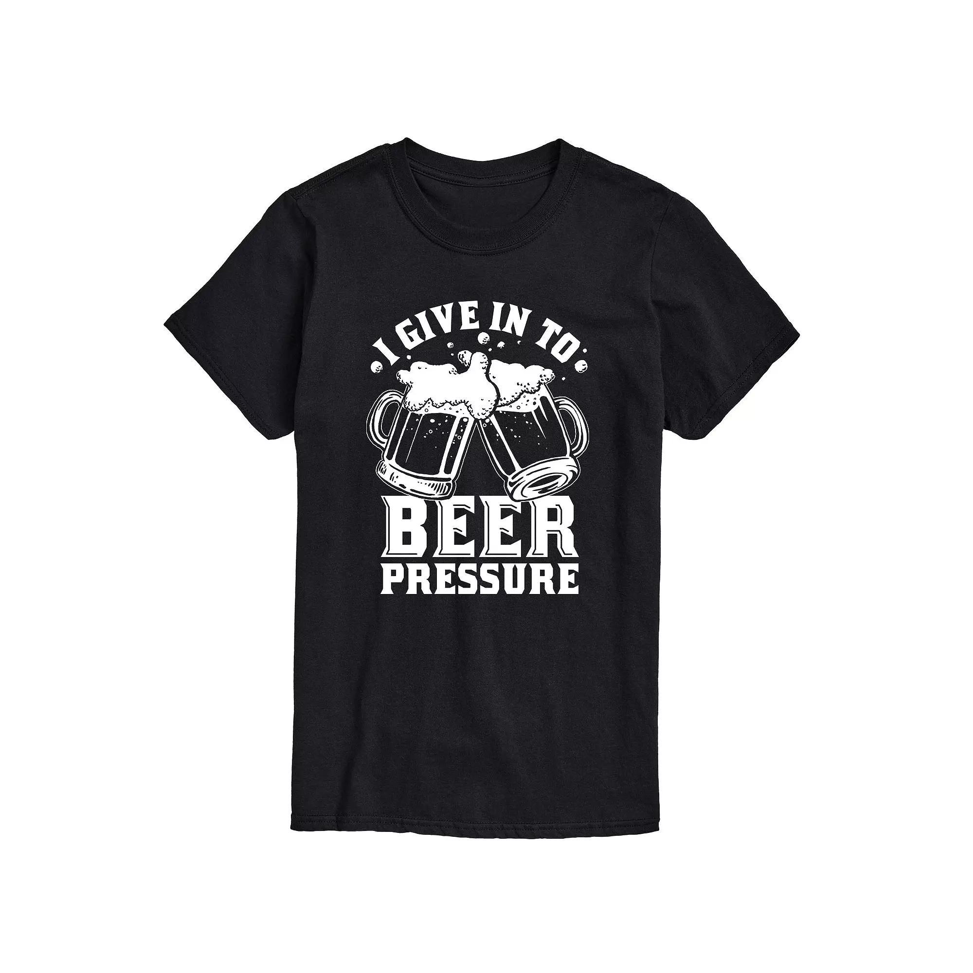 Big & Tall Beer Pressure Graphic Tee, Men's,  Product Image