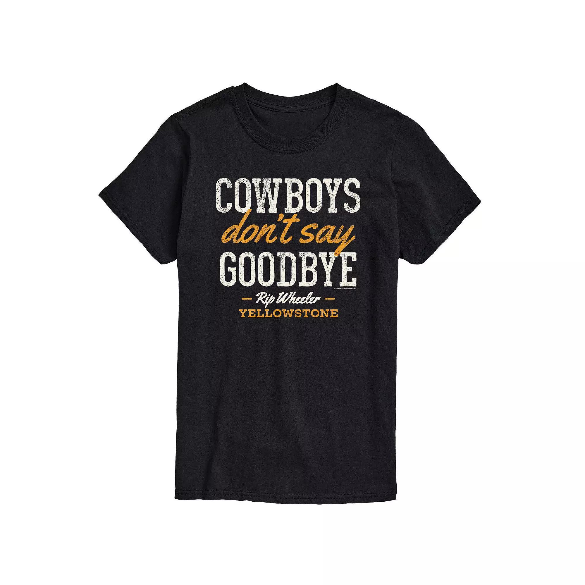 Men's Yellowstone Don't Say Goodbye Tee,  Product Image