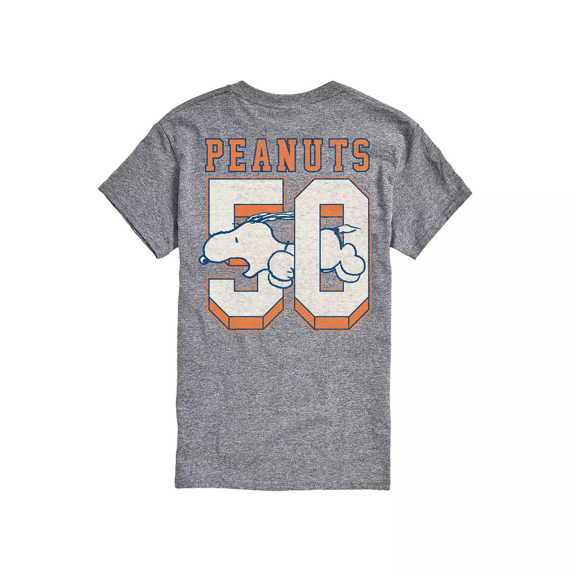 Men's Peanuts Snoopy Varsity Vintage Est. 50 Graphic Tee,  Product Image