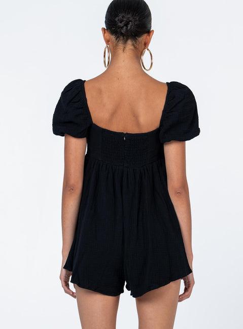 Lorna Romper Black Product Image
