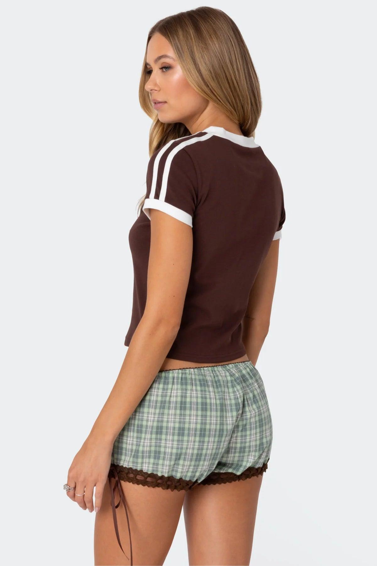 Kassidy Contrast T Shirt Product Image