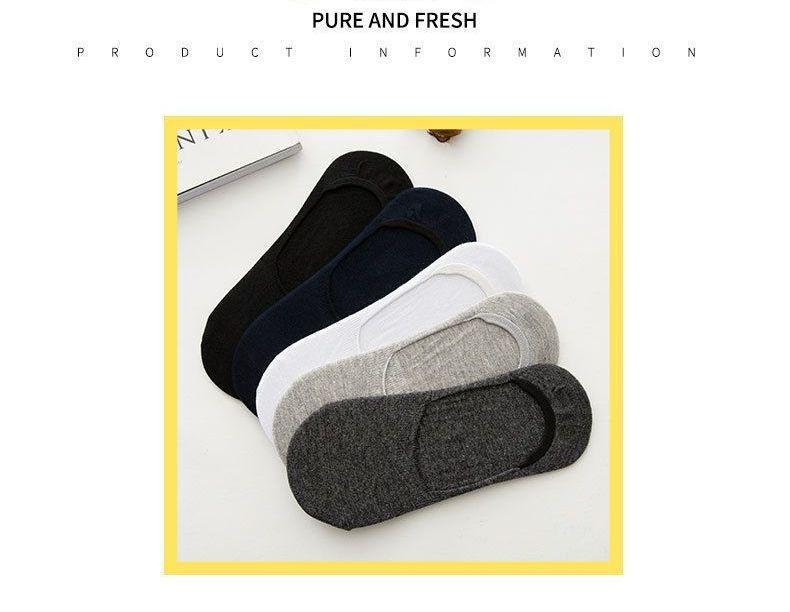 Plain No-Show Socks Product Image