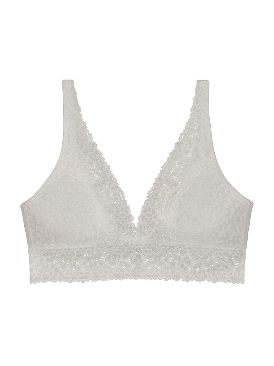 Womens Stretch Lace Plunge Bra Product Image