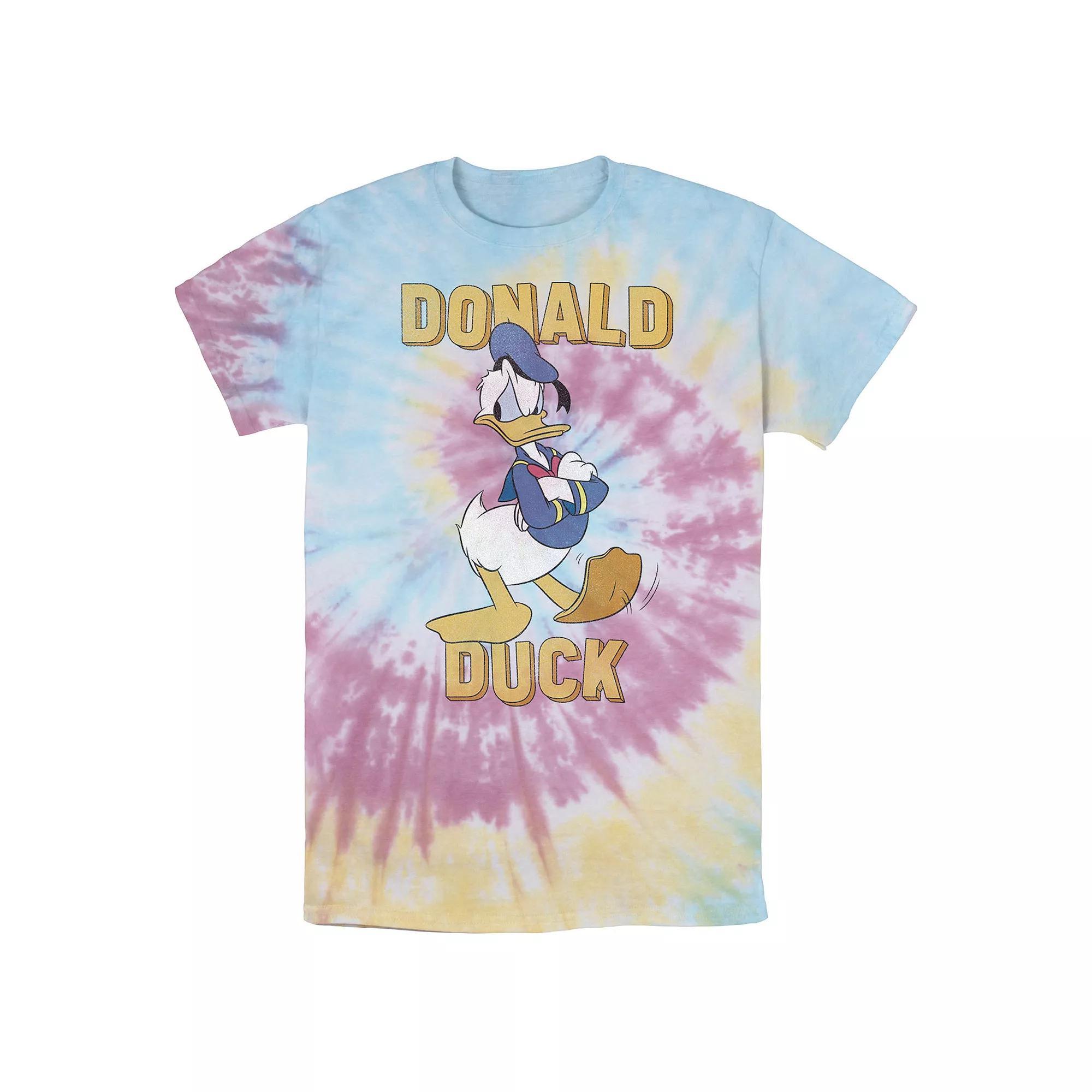 Men's Disney Donald Duck Angry Pose Arms Crossed Wash Tee,  Product Image