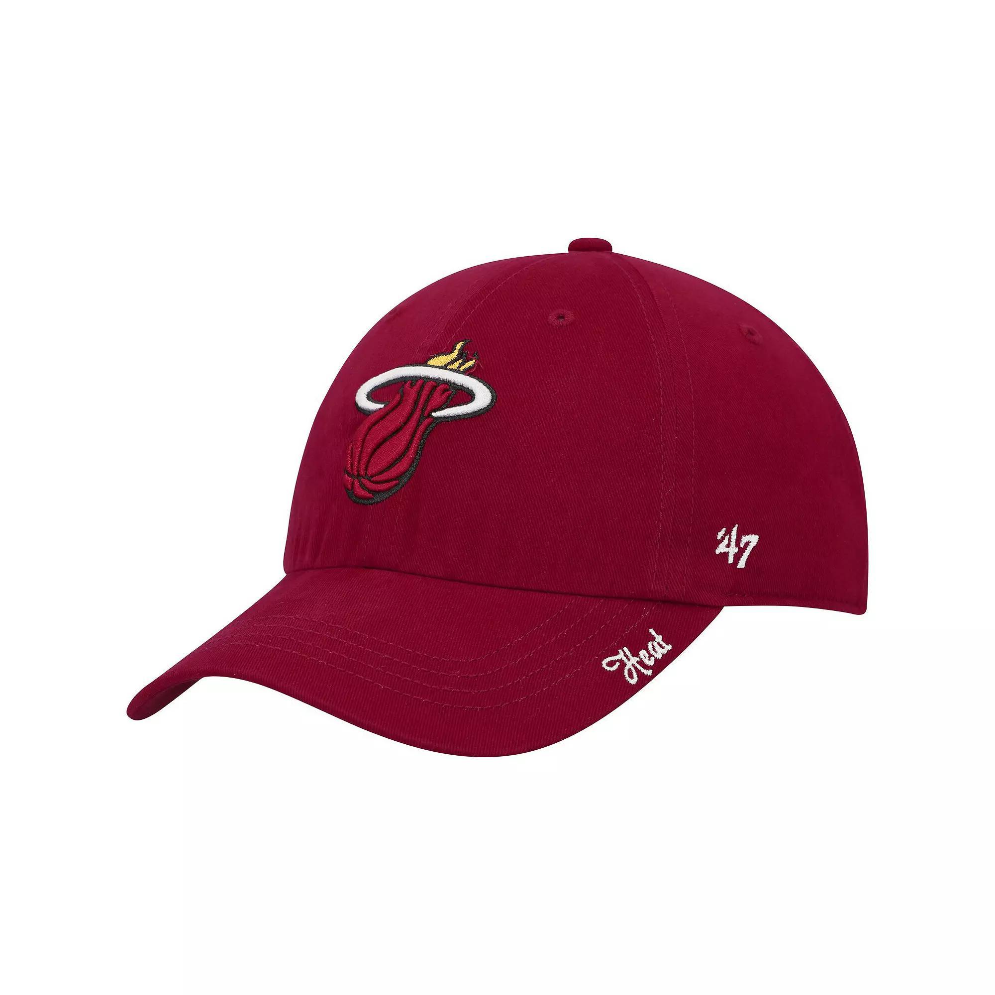 Womens 47 Miami Heat Miata Clean Up Adjustable Hat Product Image