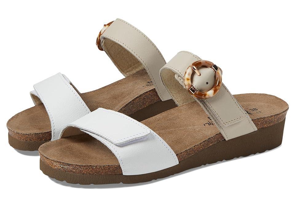 Cole Haan Anica Lux Buckle Sandal (Ivory Leather/Cork) Women's Sandals Product Image