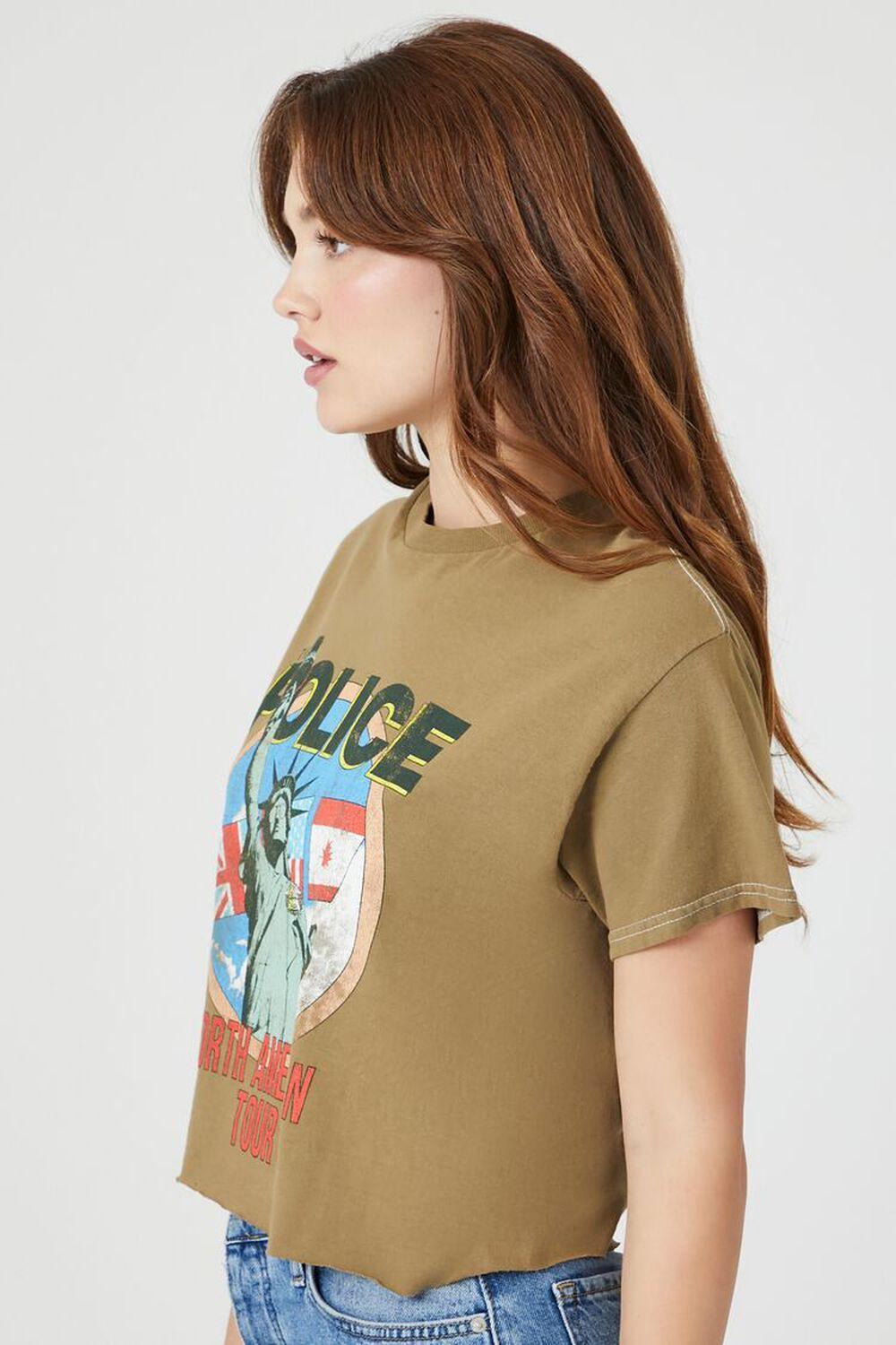 The Police Cropped Graphic Tee | Forever 21 Product Image