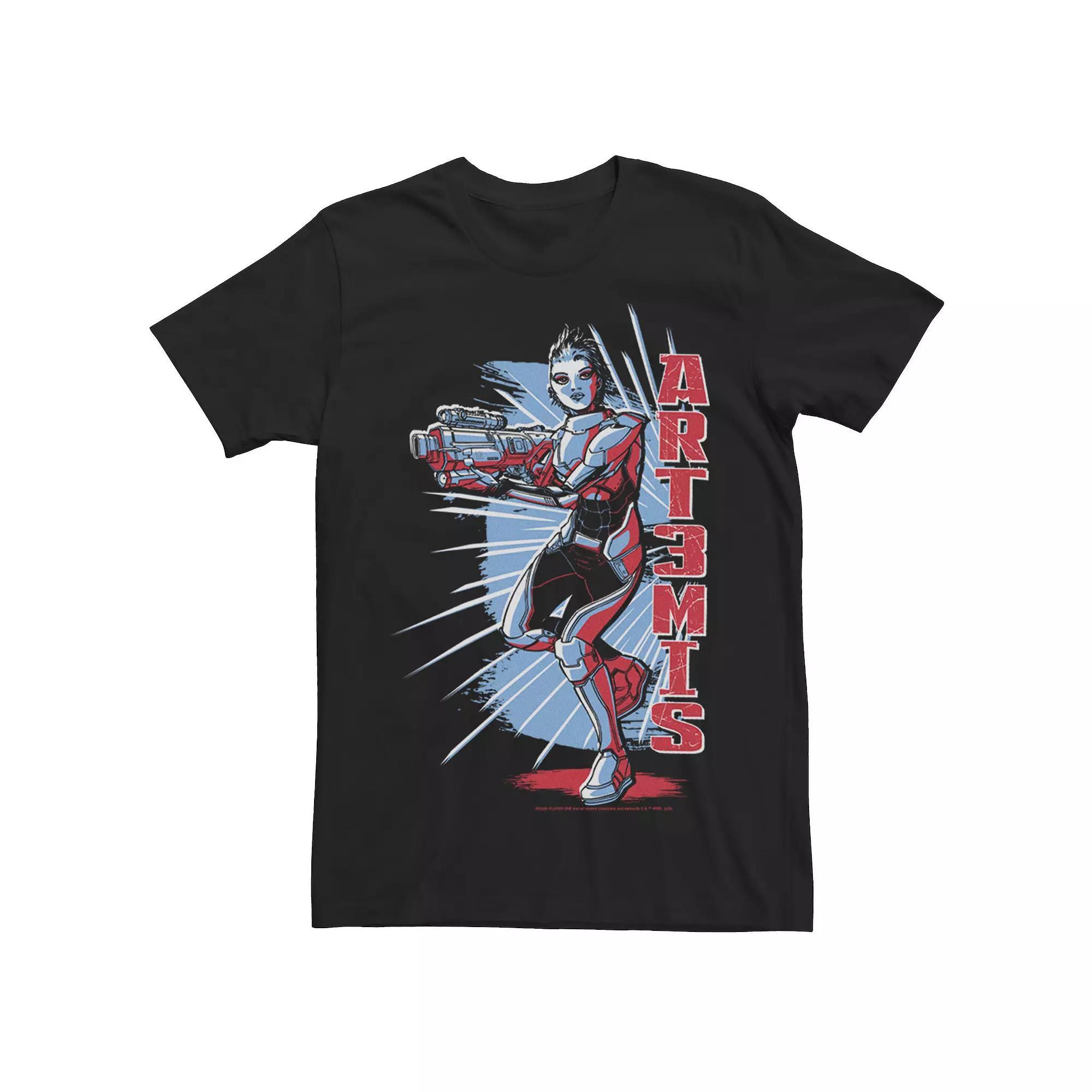 Men's Ready Player One Artemis Action Portrait Tee,  Product Image