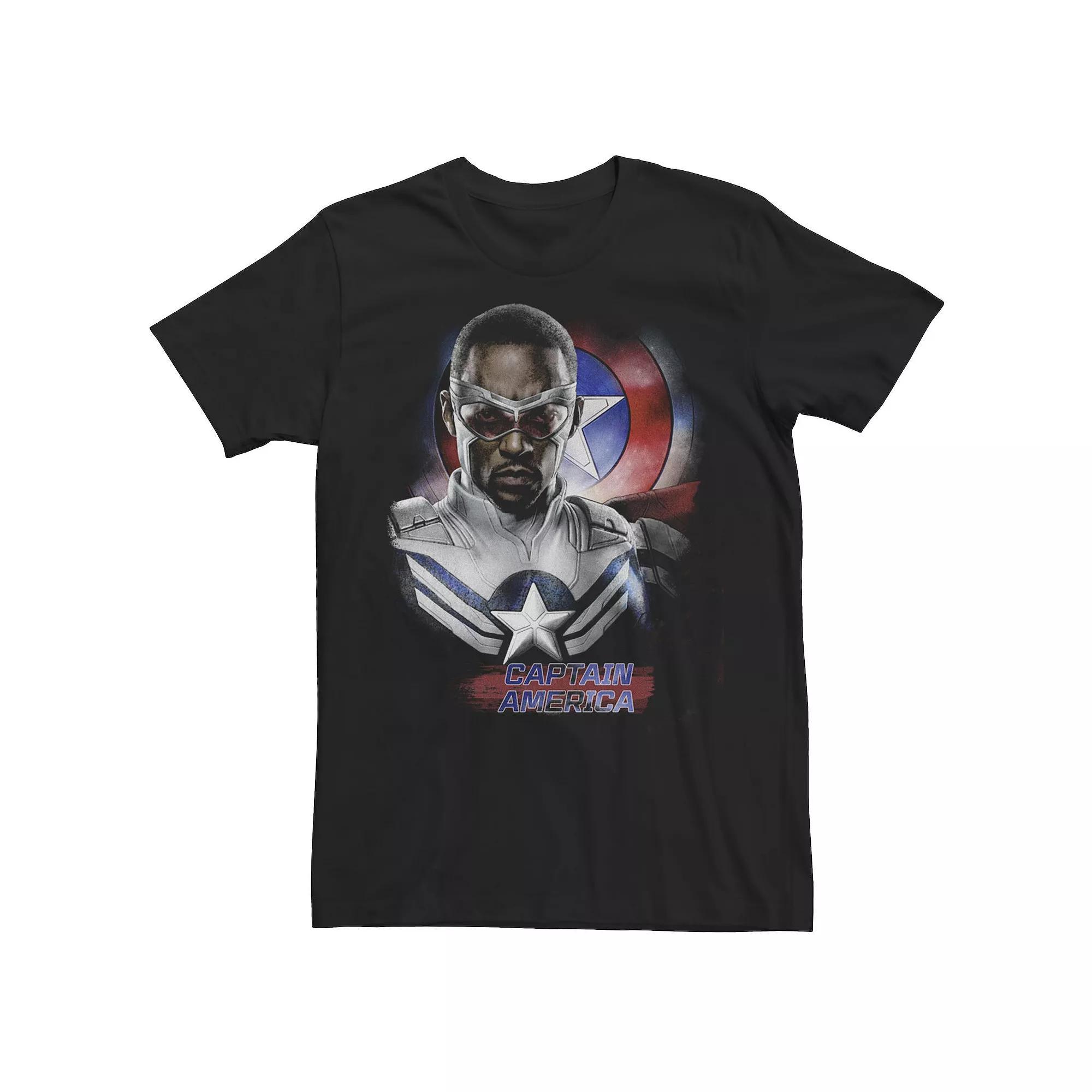 Men's Marvel Falcon Winter Soldier Captain America Collage Tee,  Product Image