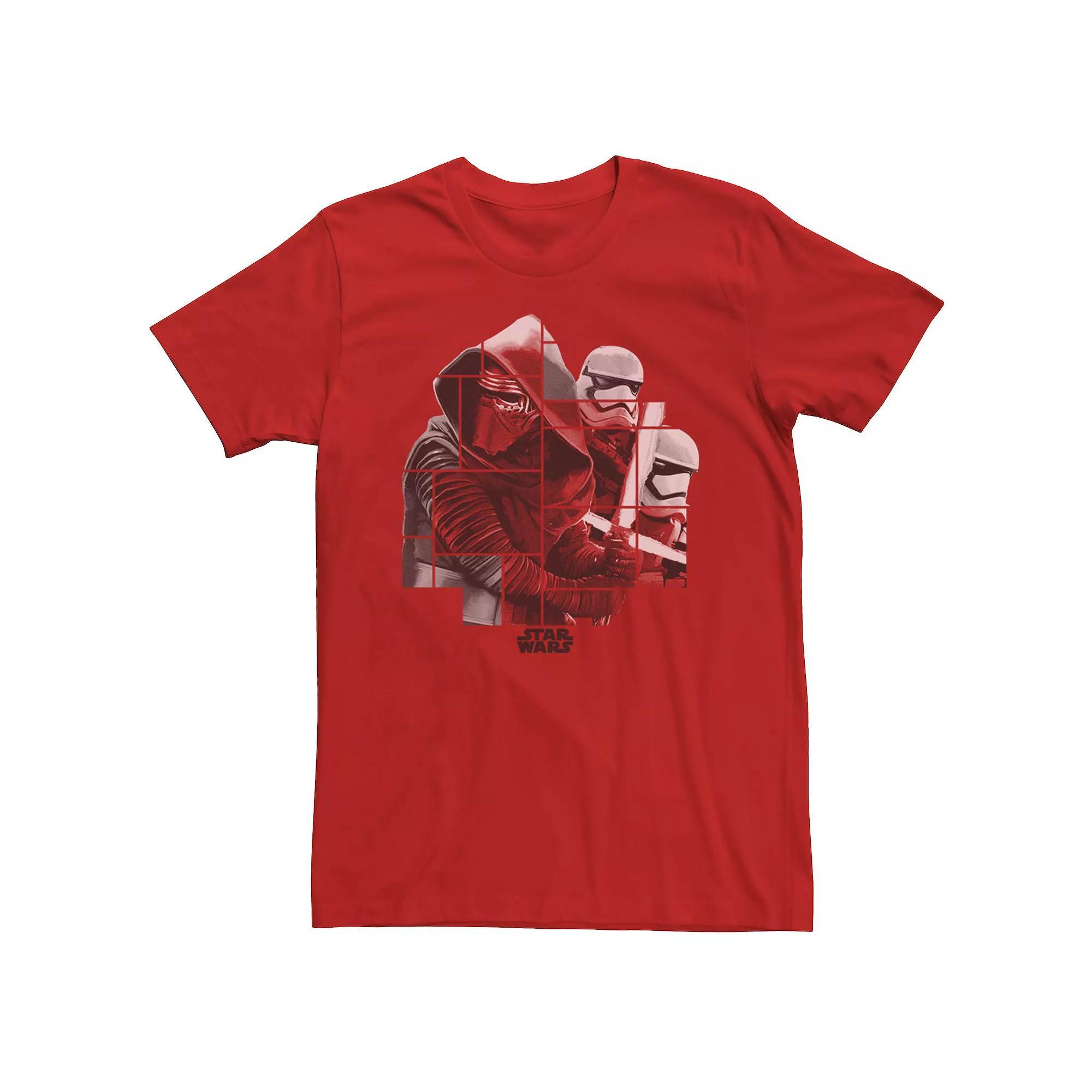 Men's Star Wars Cut Up Graphic Tee, Size: Small, Red Product Image