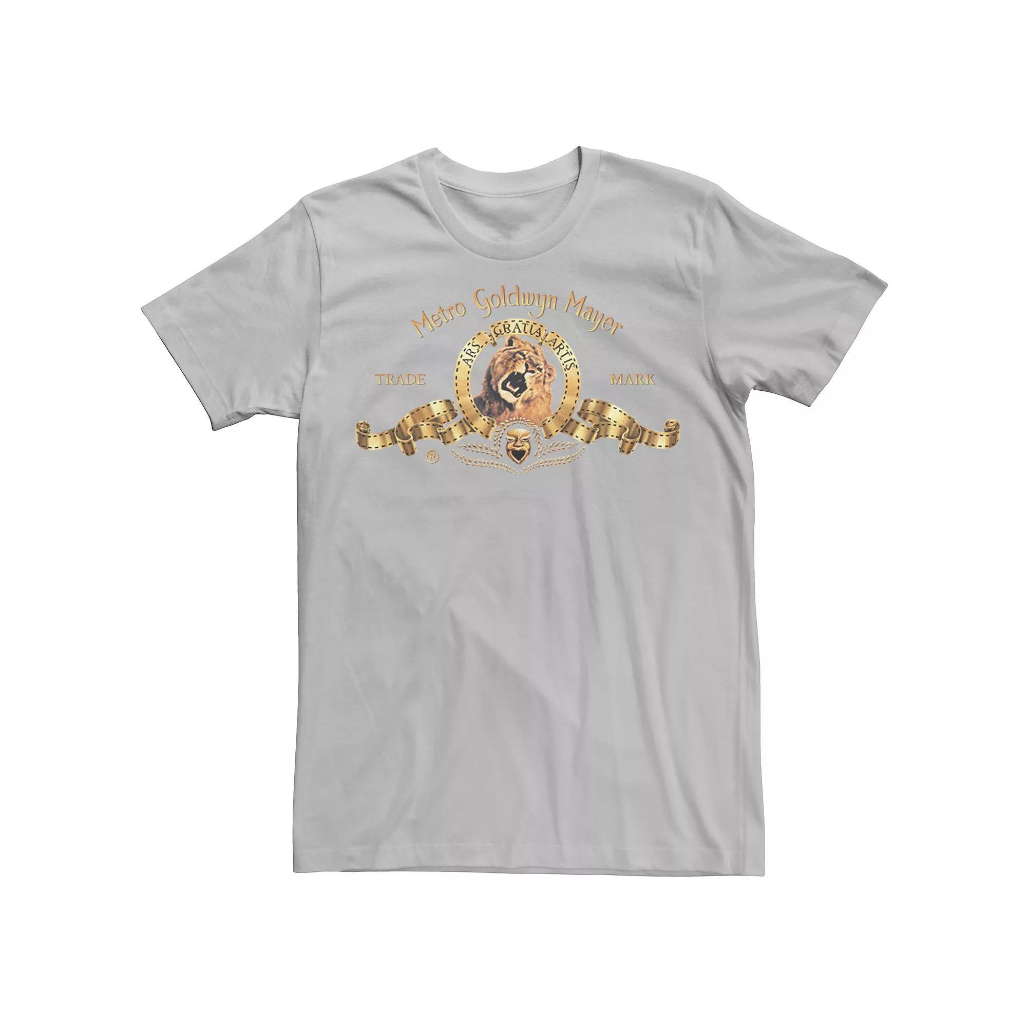 Men's MGM Golden Logo Graphic Tee, Size: XXL, Black Product Image