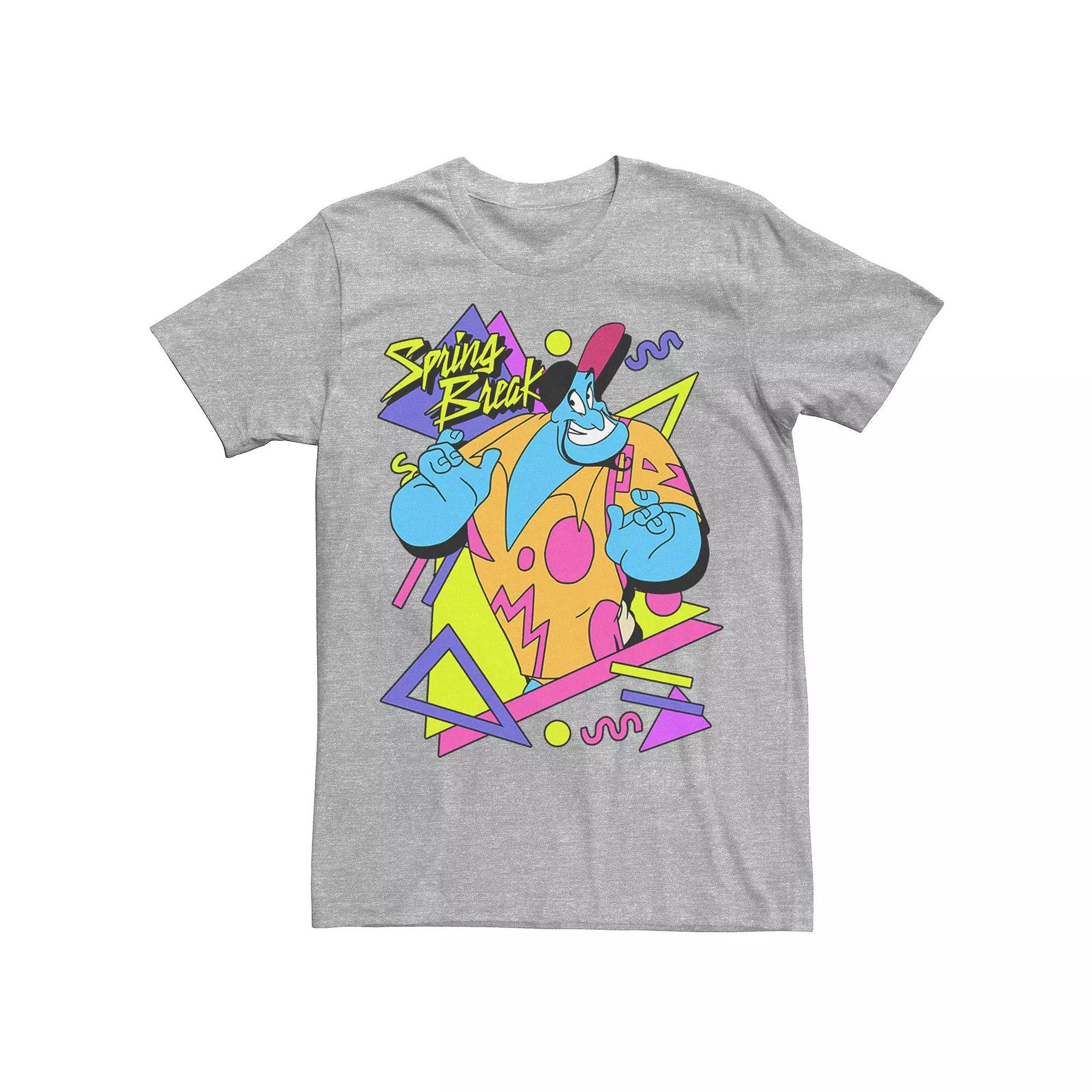 Disney's Aladdin Genie Men's Retro 90's Style Poster Tee,  Product Image