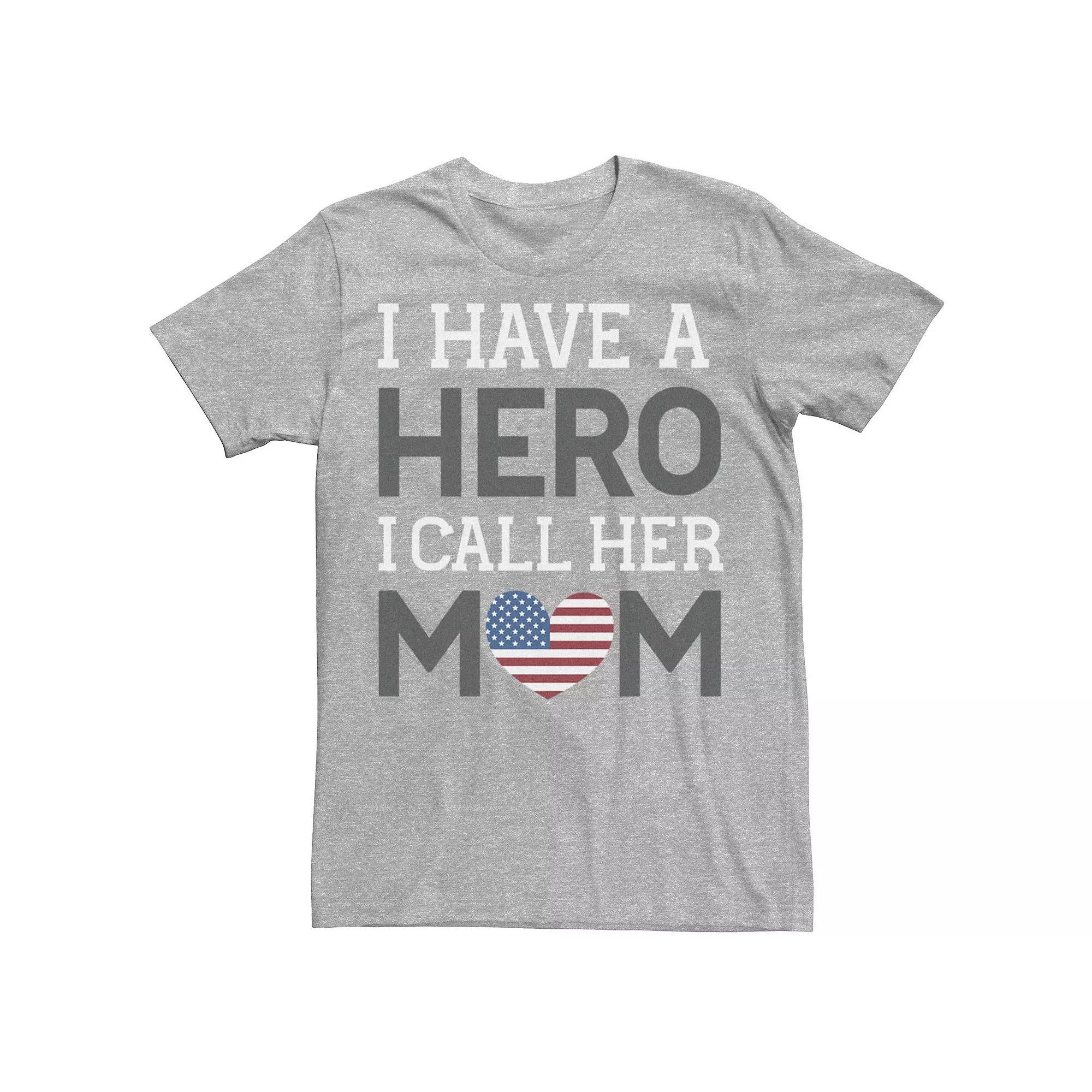 Men's Veterans Day "I Have A Hero I Call Her Mom" Tee,  Product Image