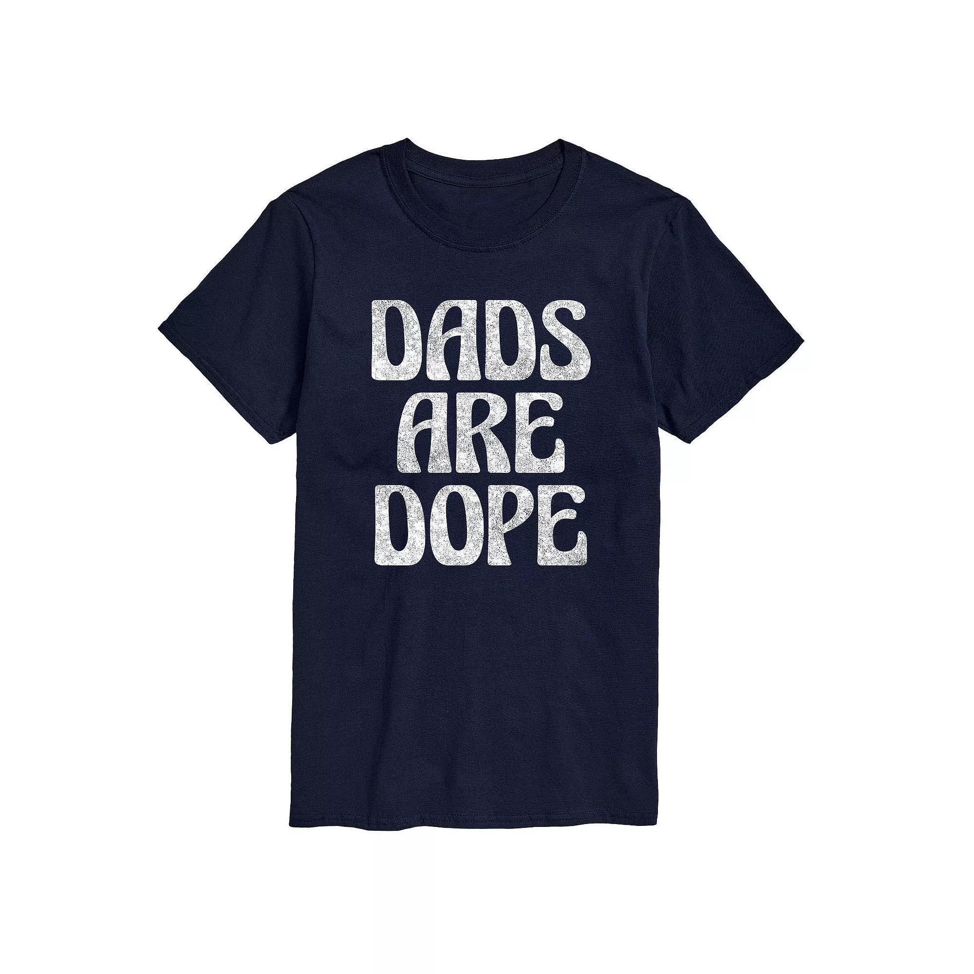 Big & Tall Dads Are Dope Graphic Tee, Men's, Size: 3XB, Black Product Image