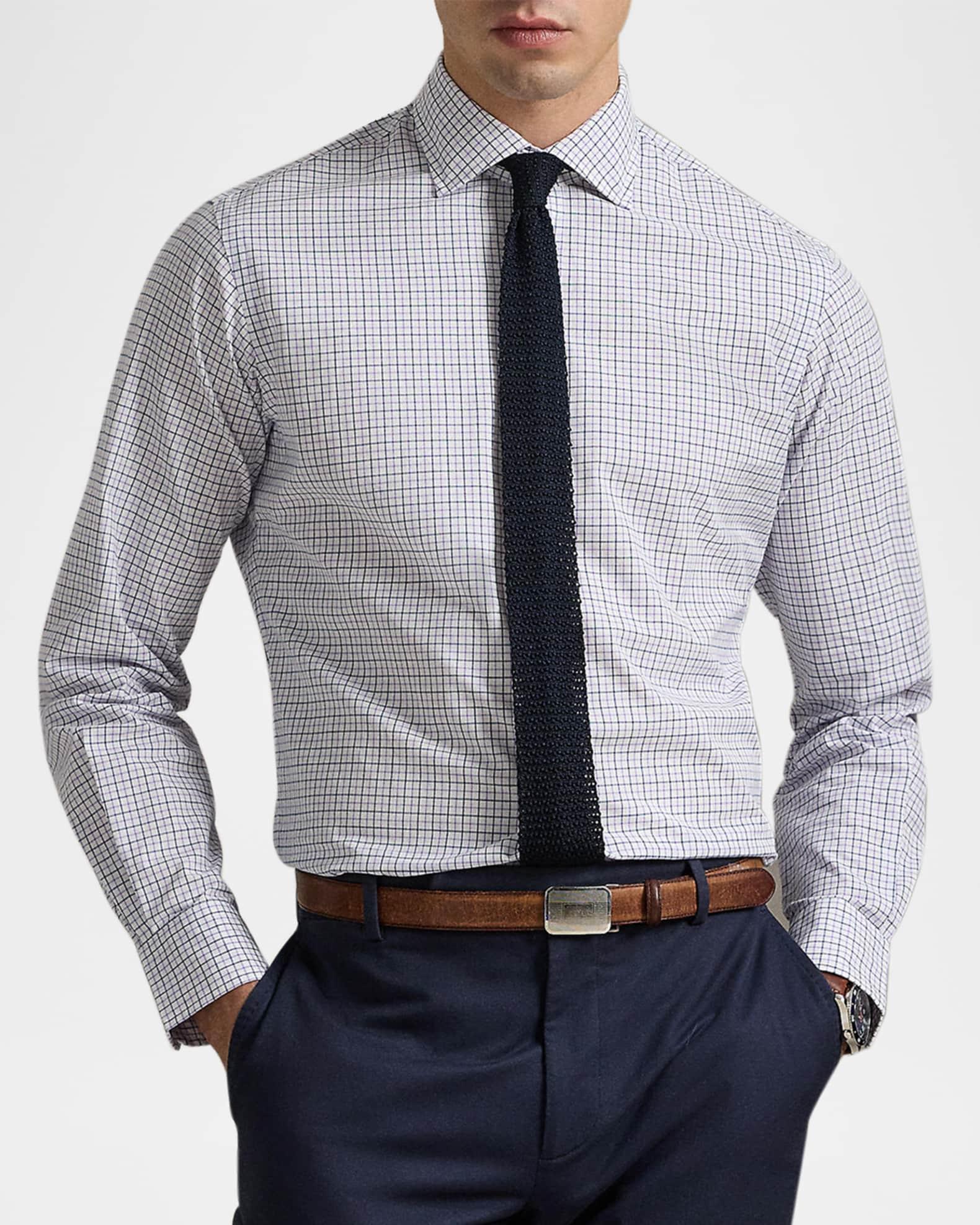 Mens Classic Fit Poplin Button-Front Shirt Product Image