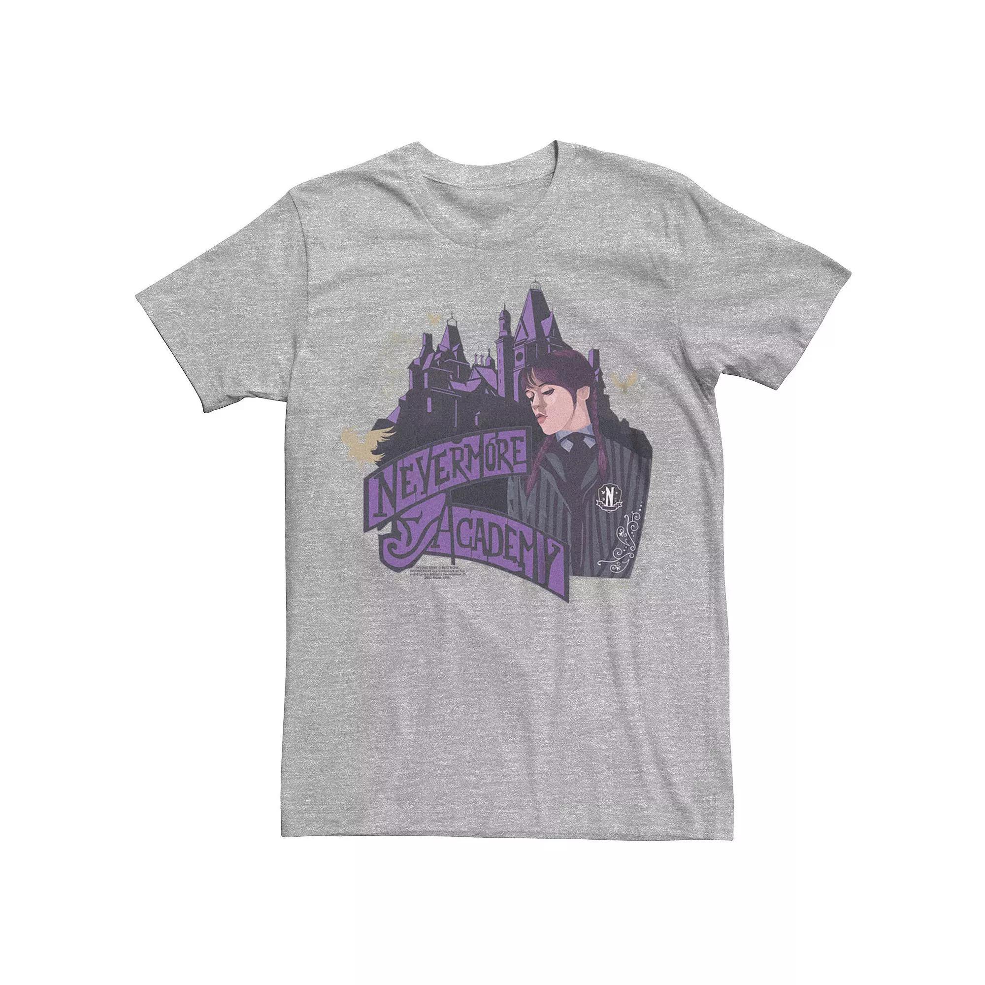 Men's Wednesday Nevermore Academy Tee,  Product Image