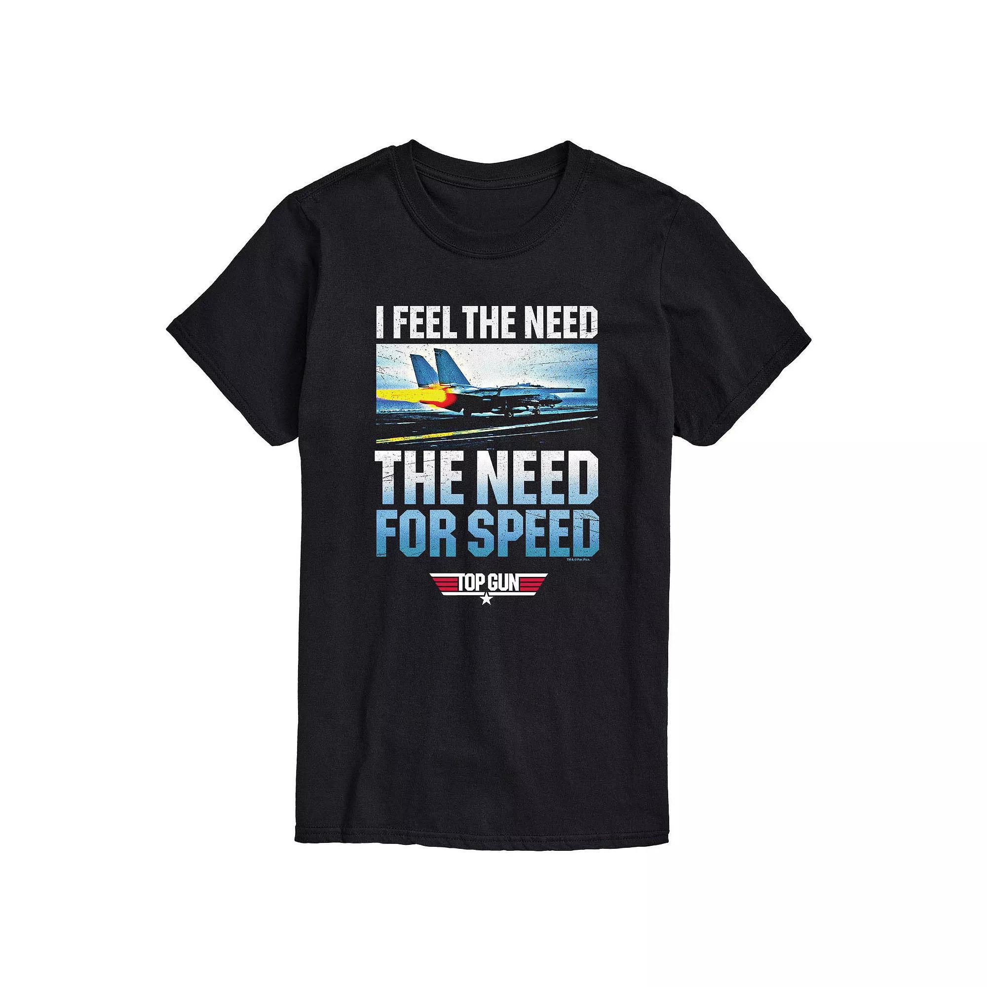 Big & Tall Top Gun Need For Speed Tee, Men's,  Product Image