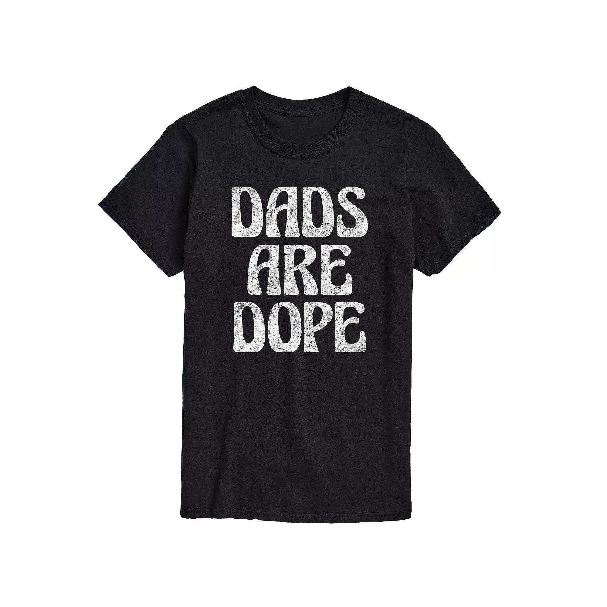 Big & Tall Dads Are Dope Graphic Tee, Men's, Size: 4XB, Black Product Image