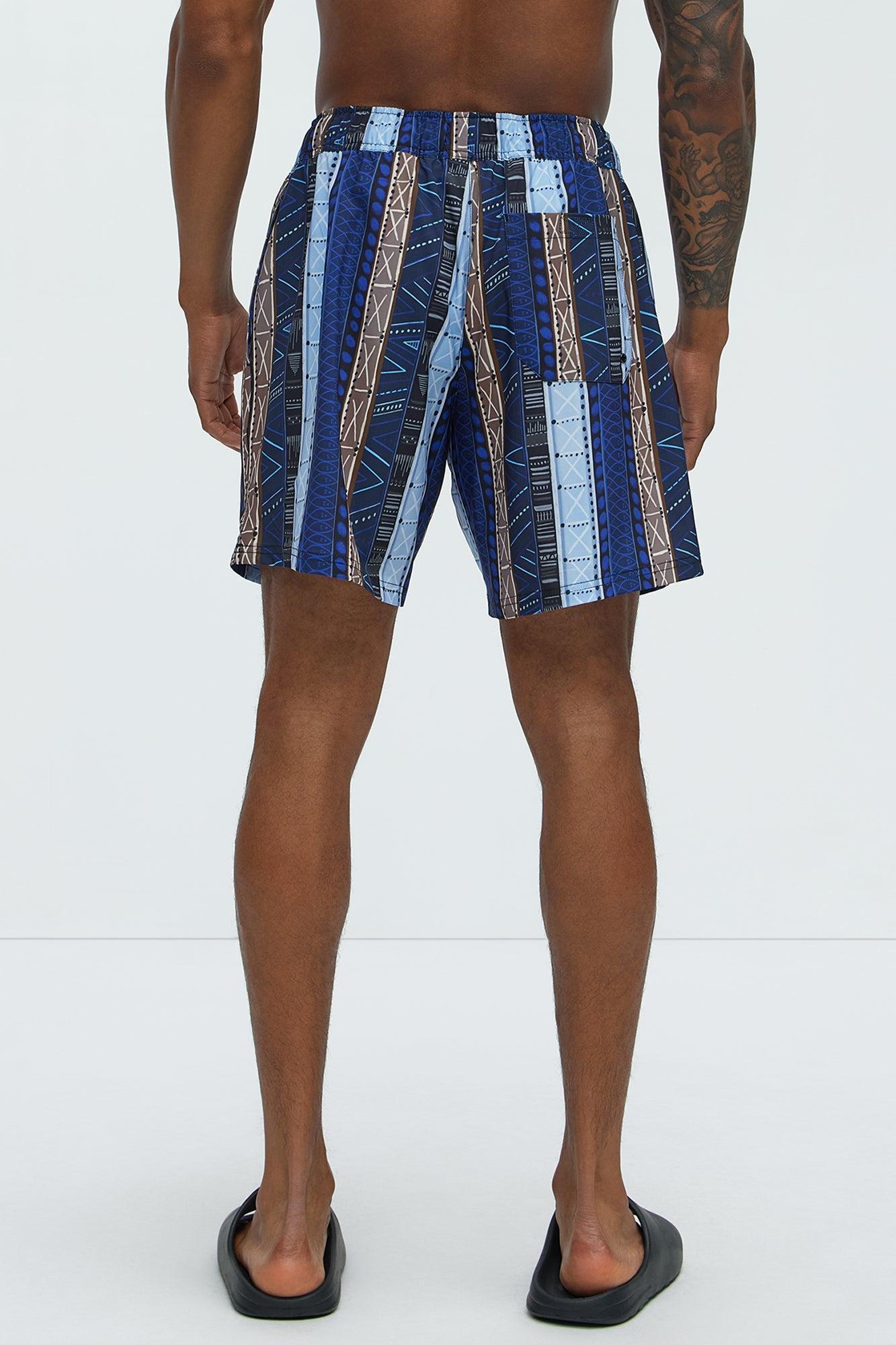 Tribal Tapestry Printed Swim Classic Trunk - Multi Color Product Image
