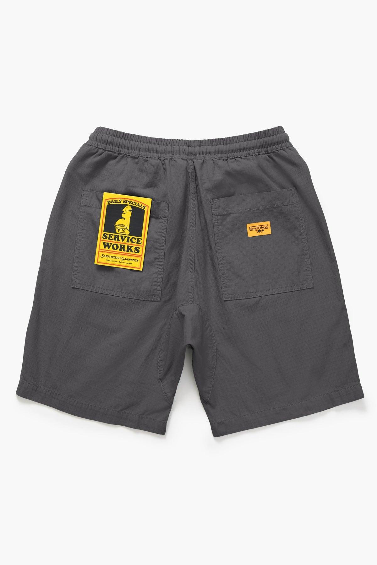Service Works - Ripstop Chef Shorts - Washed Black Product Image