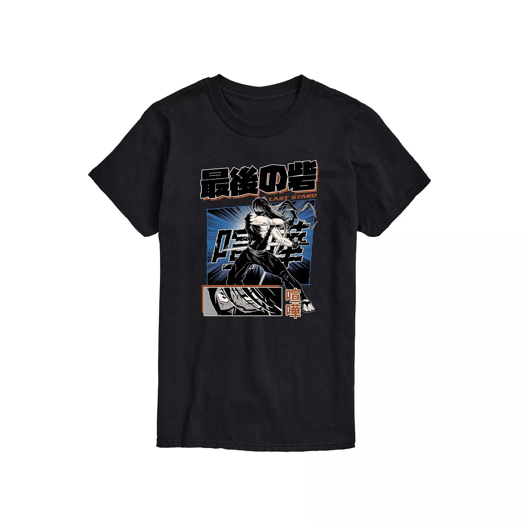 Men's Anime Last Stand Tee, Size: Large, Black Product Image