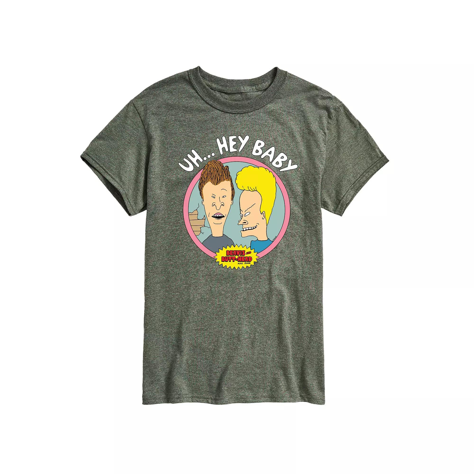Men's Beavis & Butthead Uh... Hey Baby Graphic Tee,  Product Image